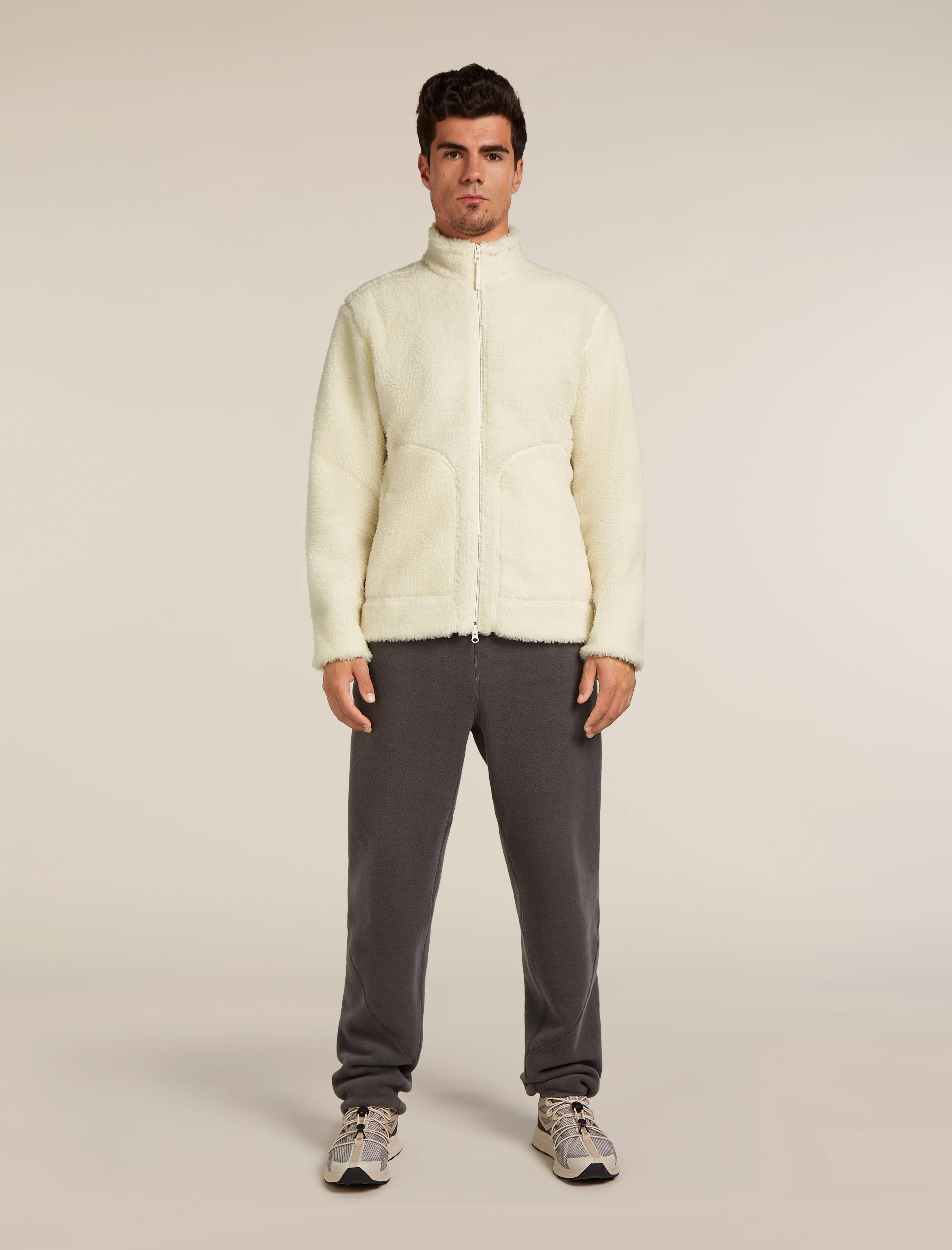 Men’s Merino Blend 960 RealFleece™ High Pile Long Sleeve Zip Jacket - Image 3