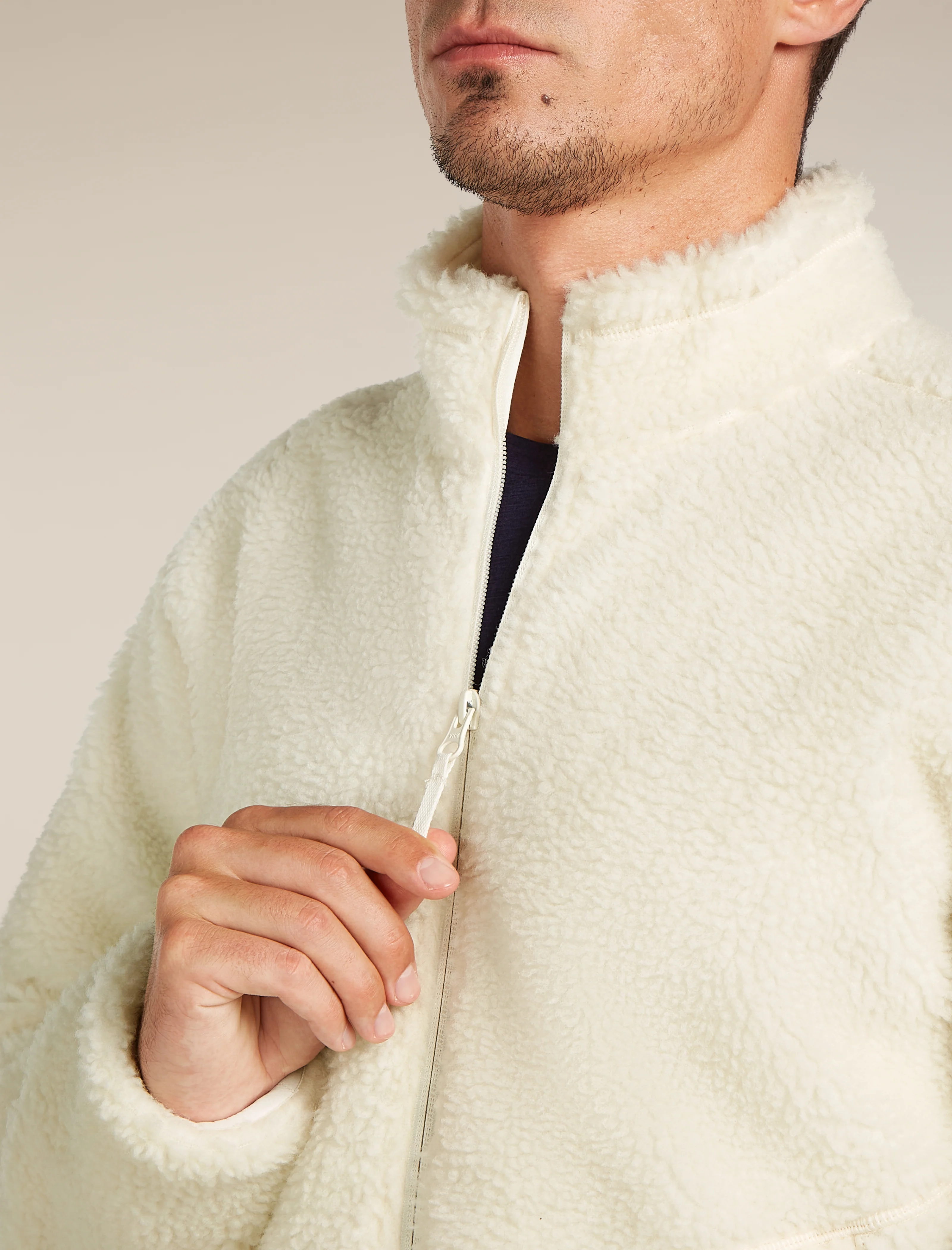 Men’s Merino Blend 960 RealFleece™ High Pile Long Sleeve Zip Jacket - Image 7