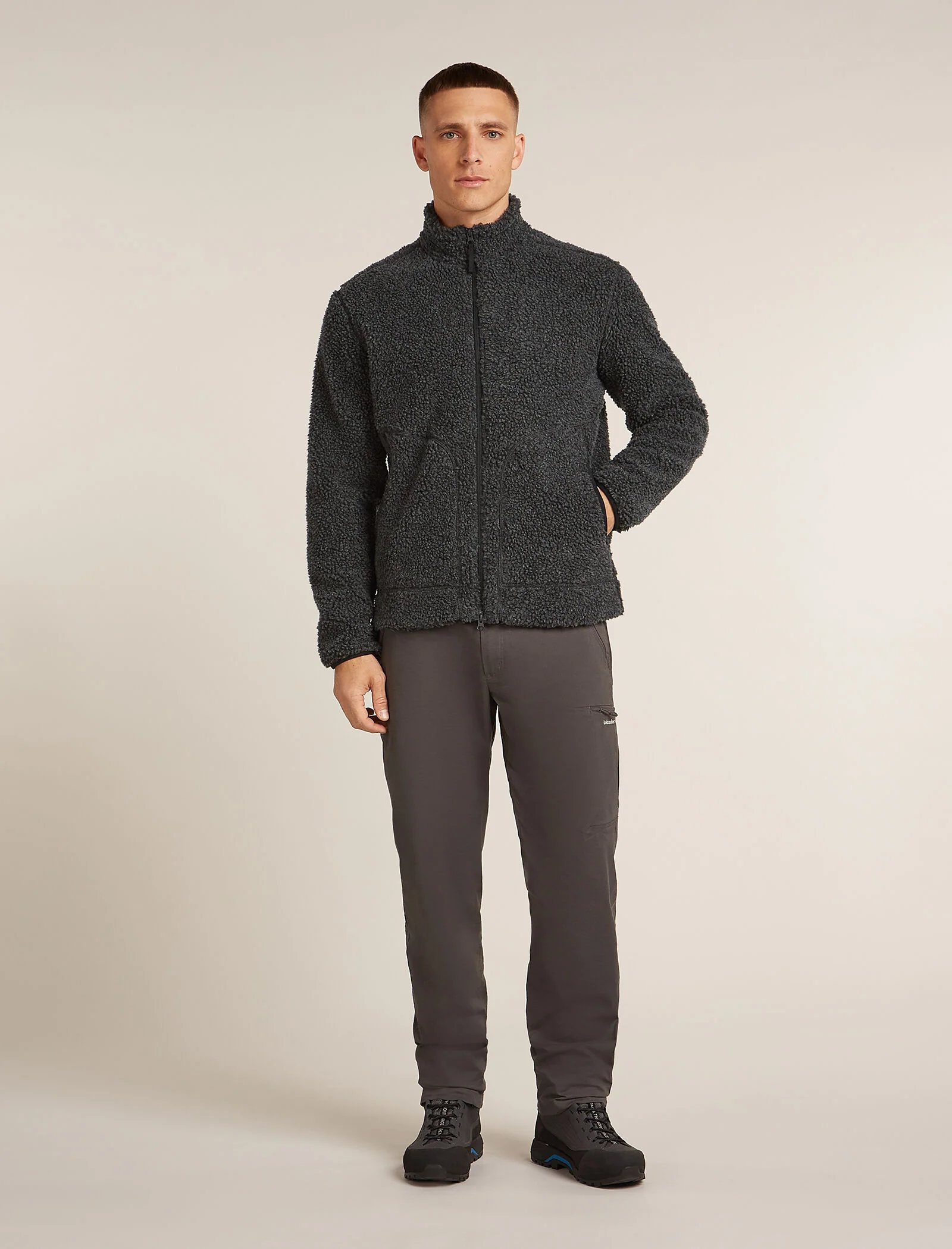 Men’s Merino Blend 960 RealFleece™ High Pile Long Sleeve Zip Jacket - Image 3