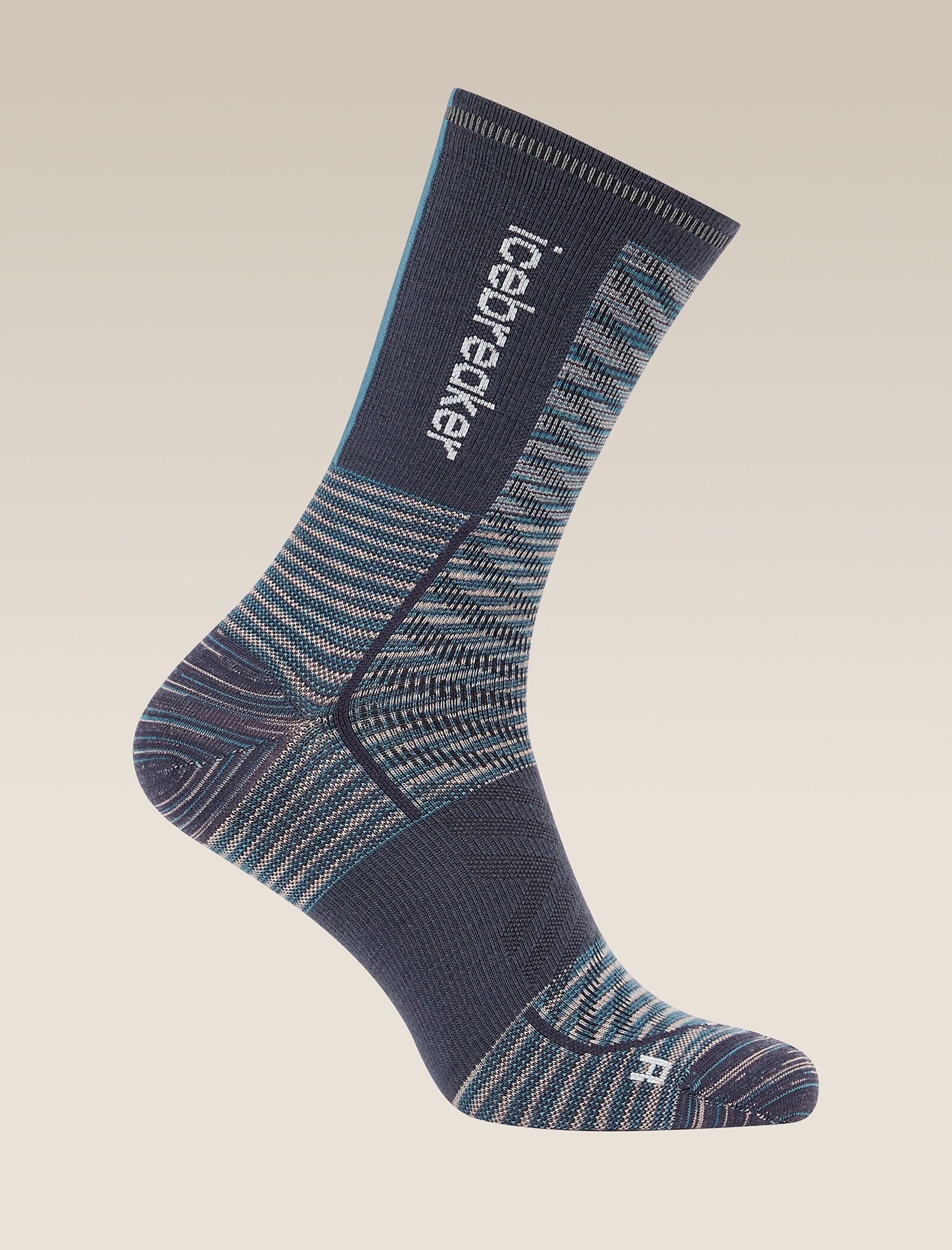 Men’s Merino Blend Run+ Ultralight Crew Socks Fusion Dye - Image 4