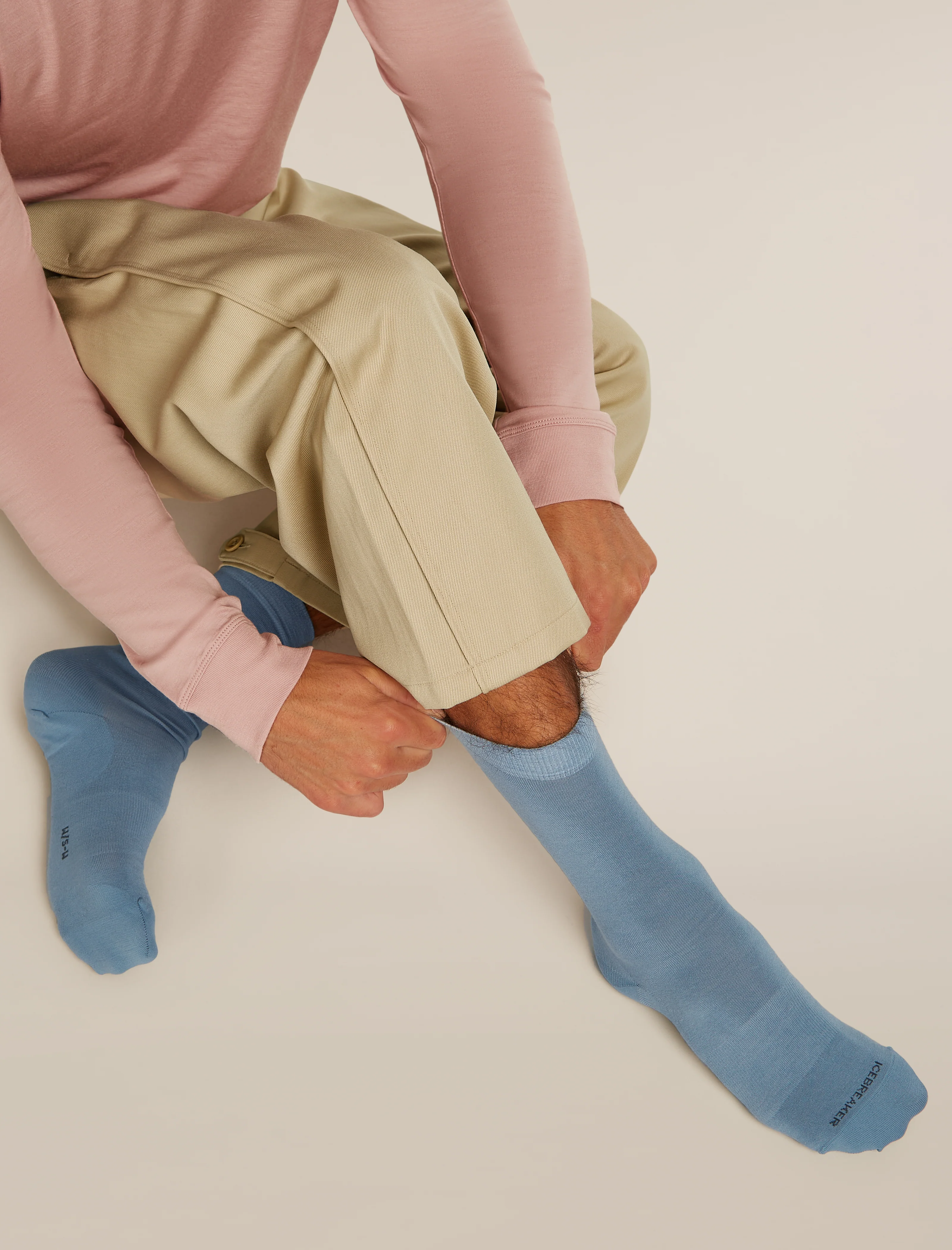 Men’s Merino Lifestyle Fine Gauge Crew - Image 5
