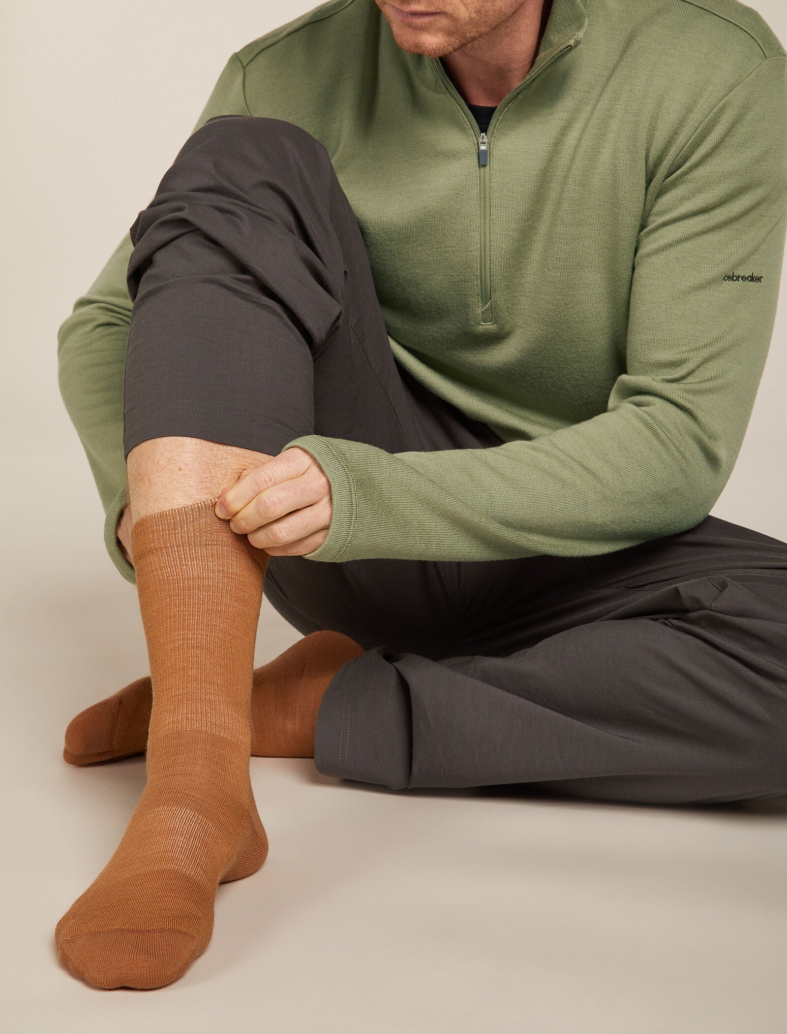 Men’s Merino Lifestyle Light Crew Socks - Image 2