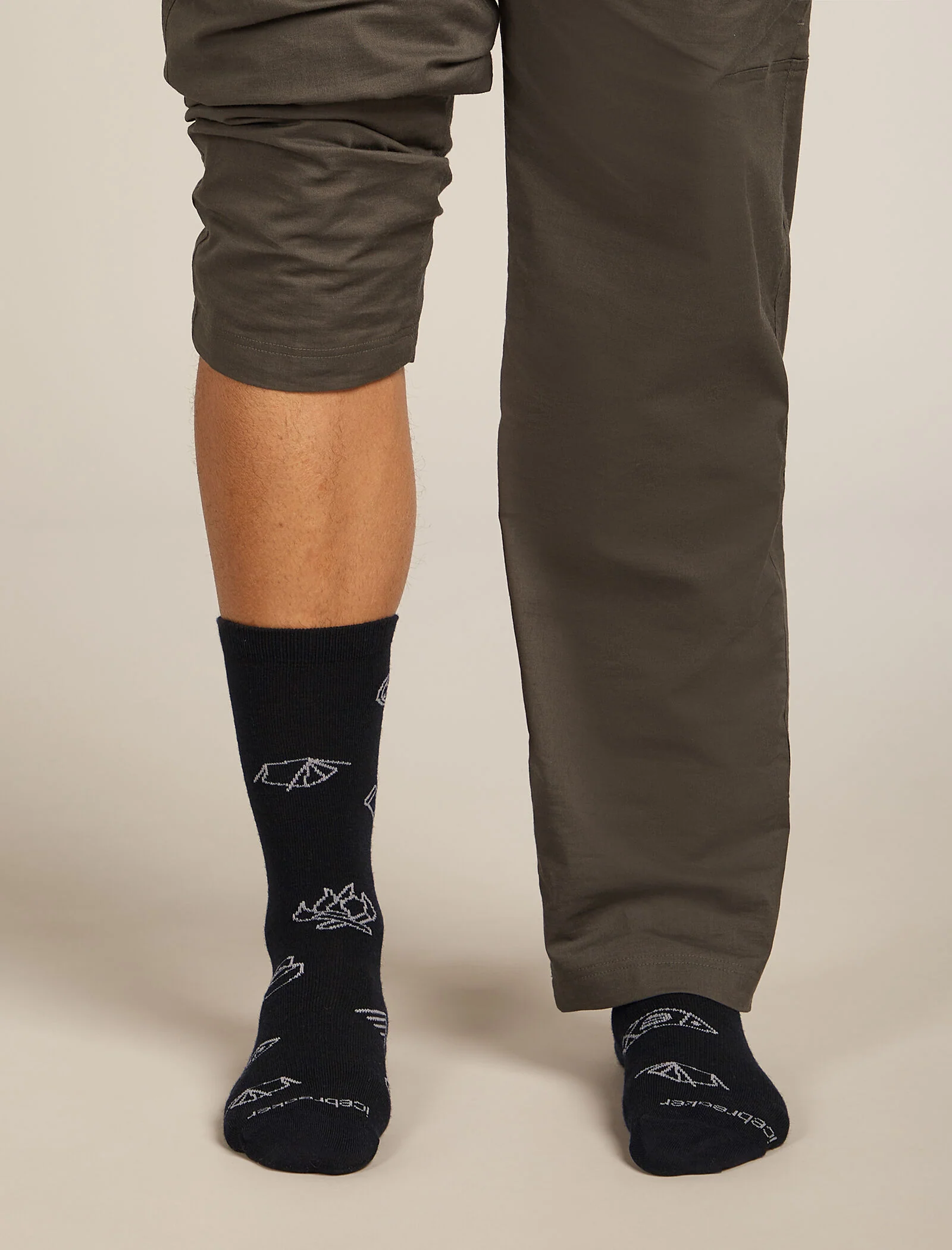 Men’s Merino Lifestyle Ultralight Crew Socks Camp Essentials - Image 3