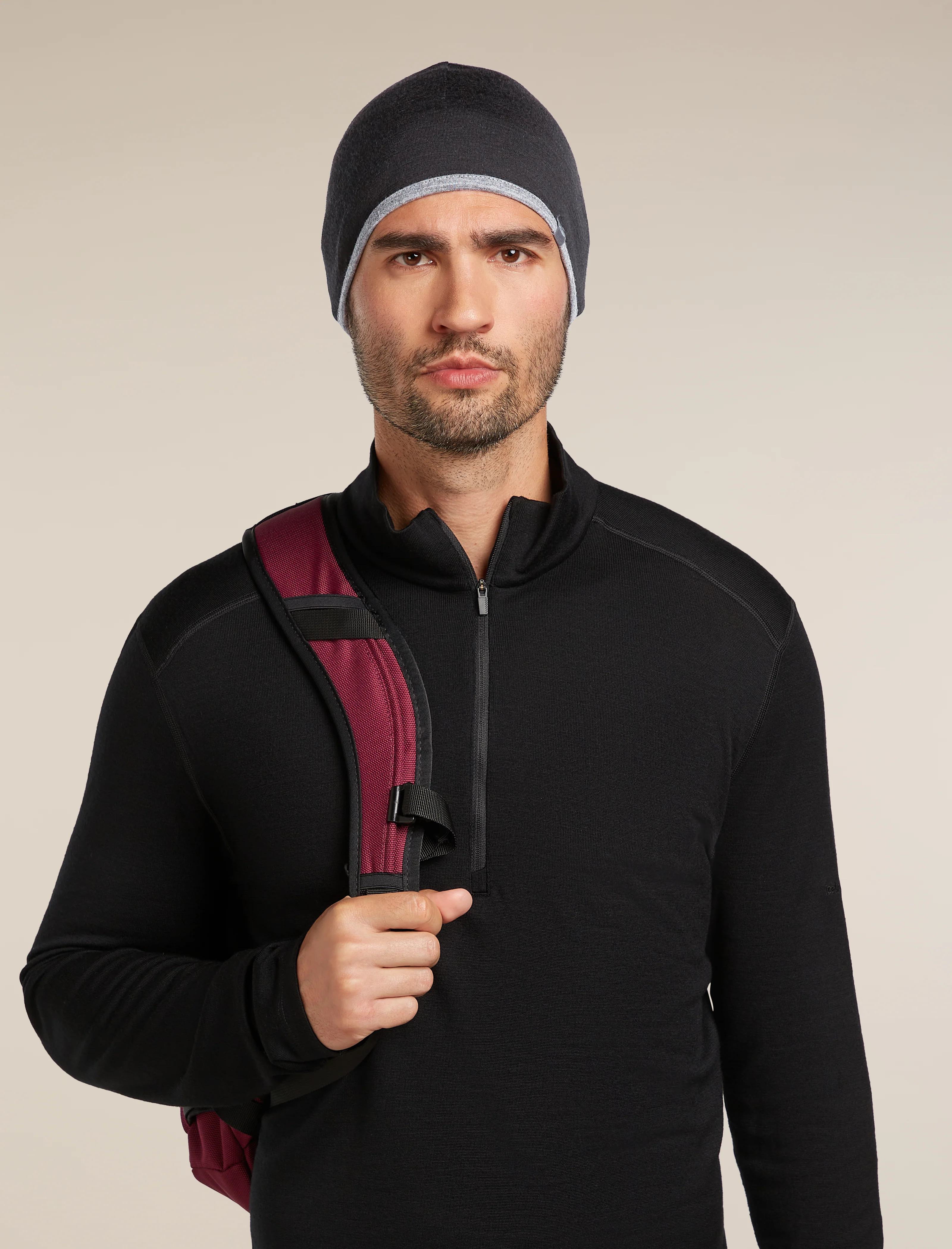 Unisex Merino 200 Oasis Reversible Beanie - Image 4