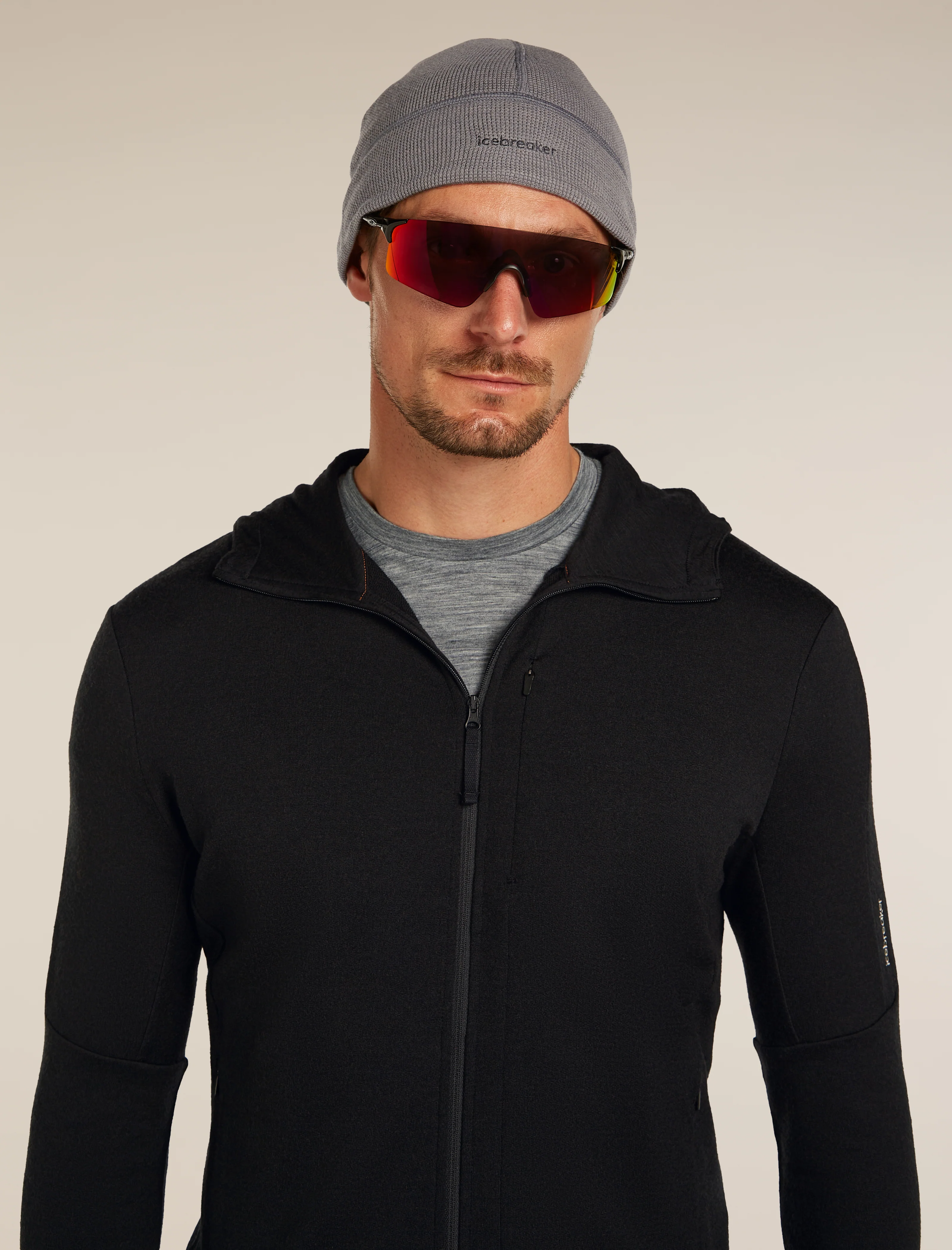 Unisex Merino 260 Waffle Knit Wander Reversible Beanie - Image 4