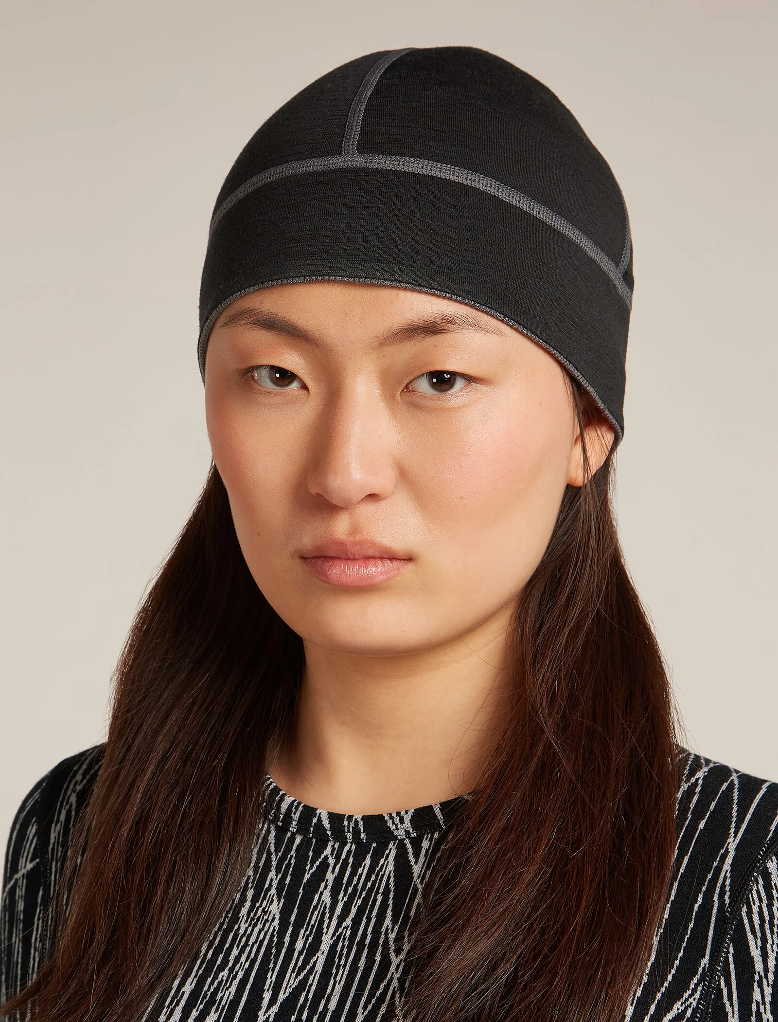 Unisex Merino 260 Waffle Knit Wander Reversible Beanie - Image 6