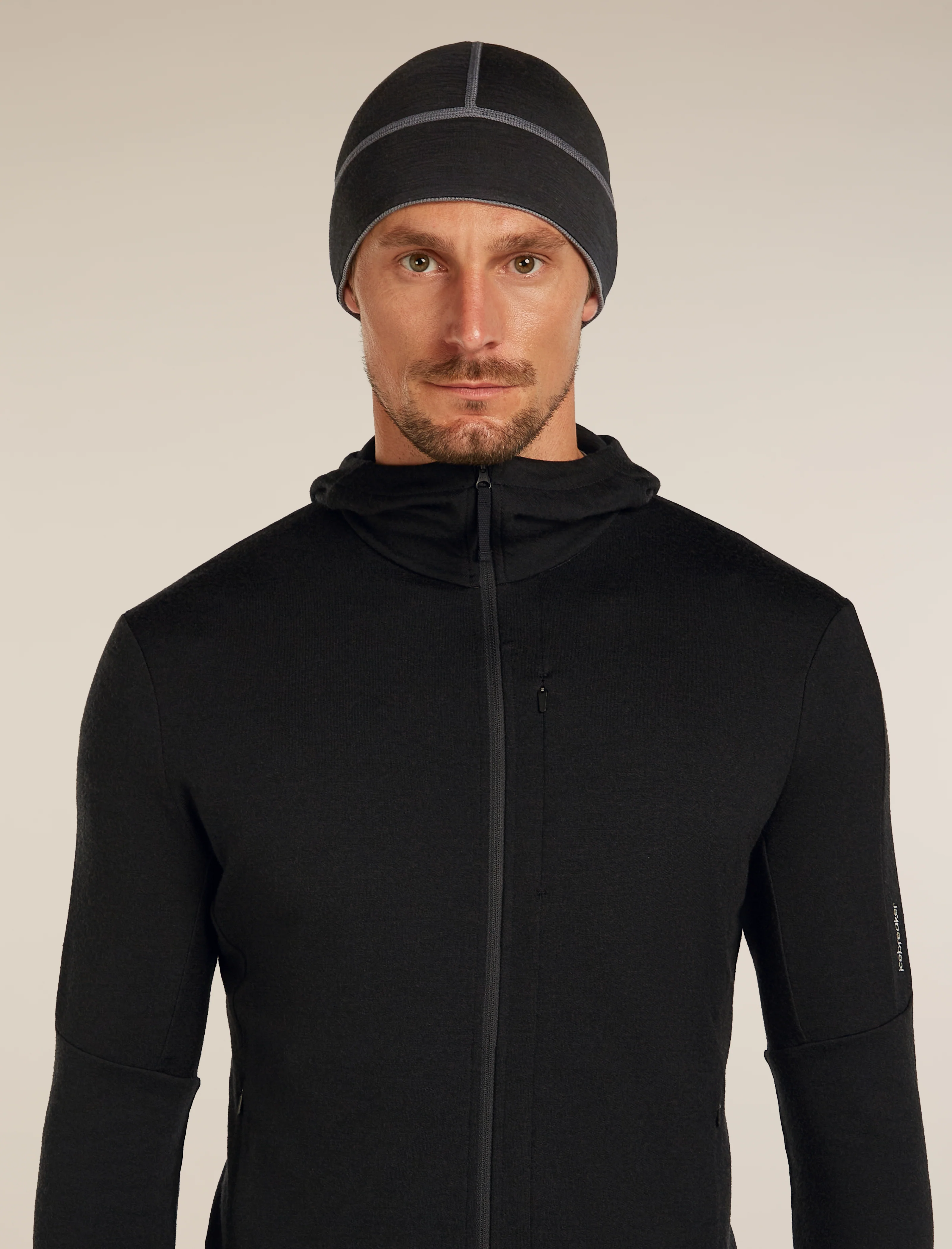 Unisex Merino 260 Waffle Knit Wander Reversible Beanie - Image 8