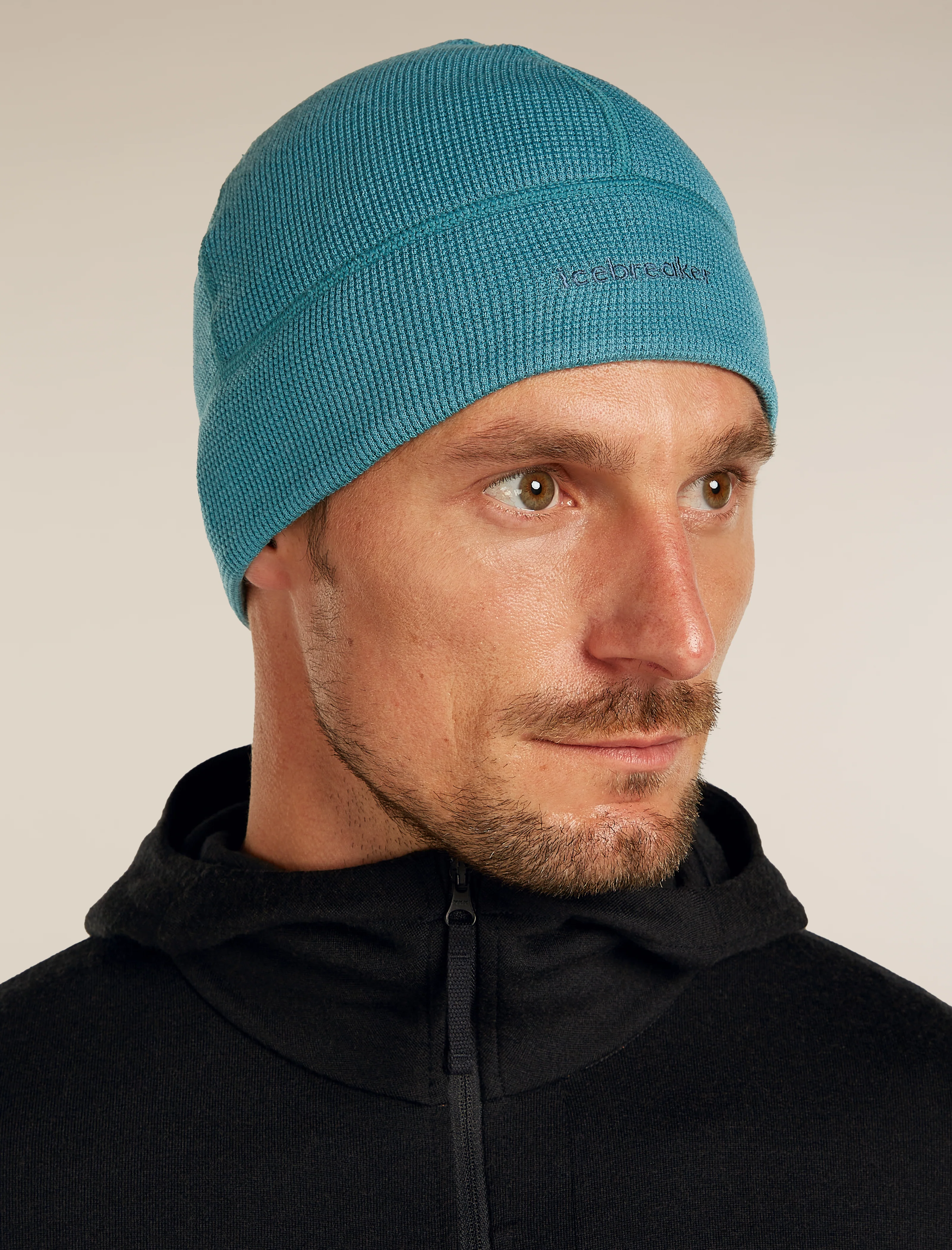 Unisex Merino 260 Waffle Knit Wander Reversible Beanie - Image 5