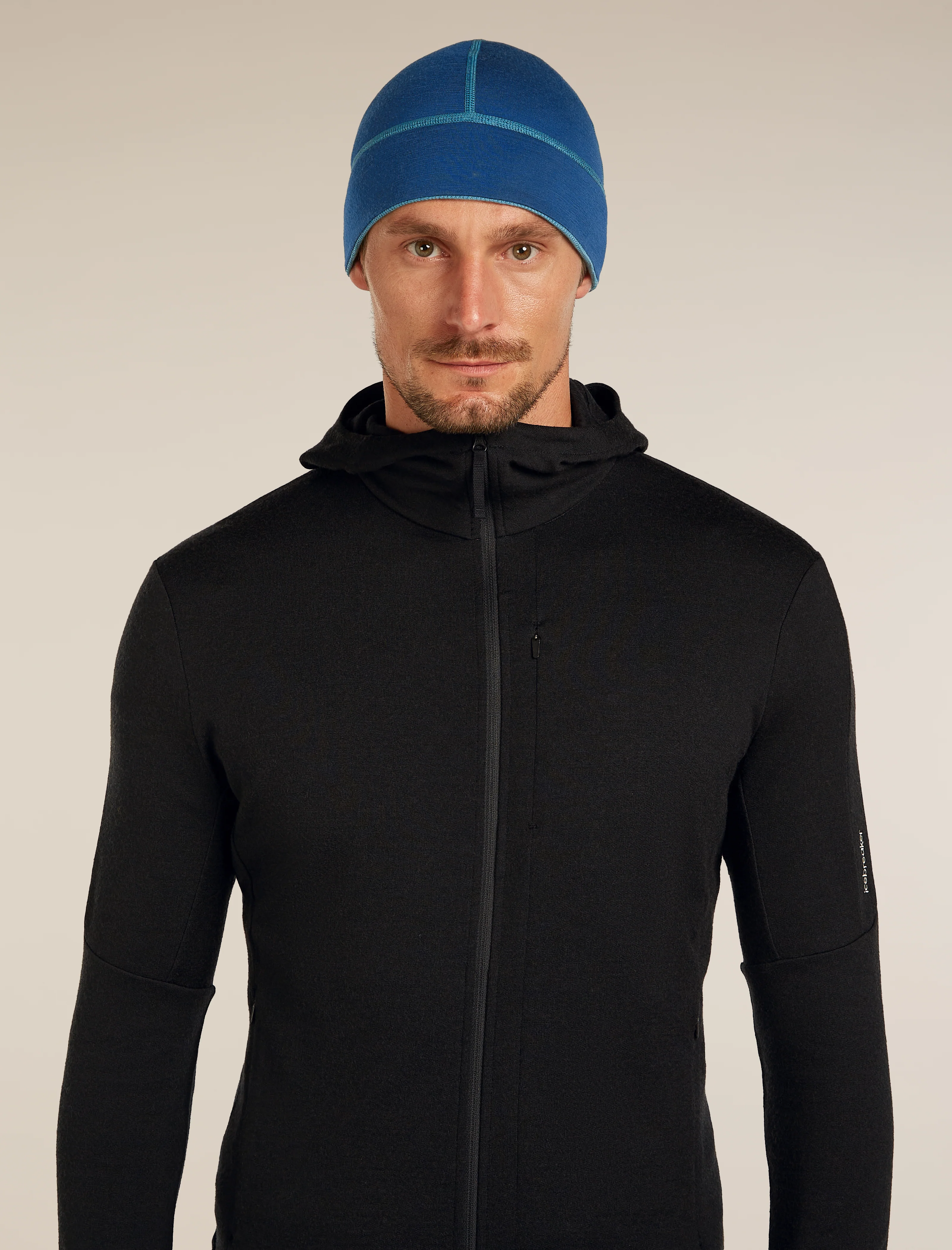Unisex Merino 260 Waffle Knit Wander Reversible Beanie - Image 9