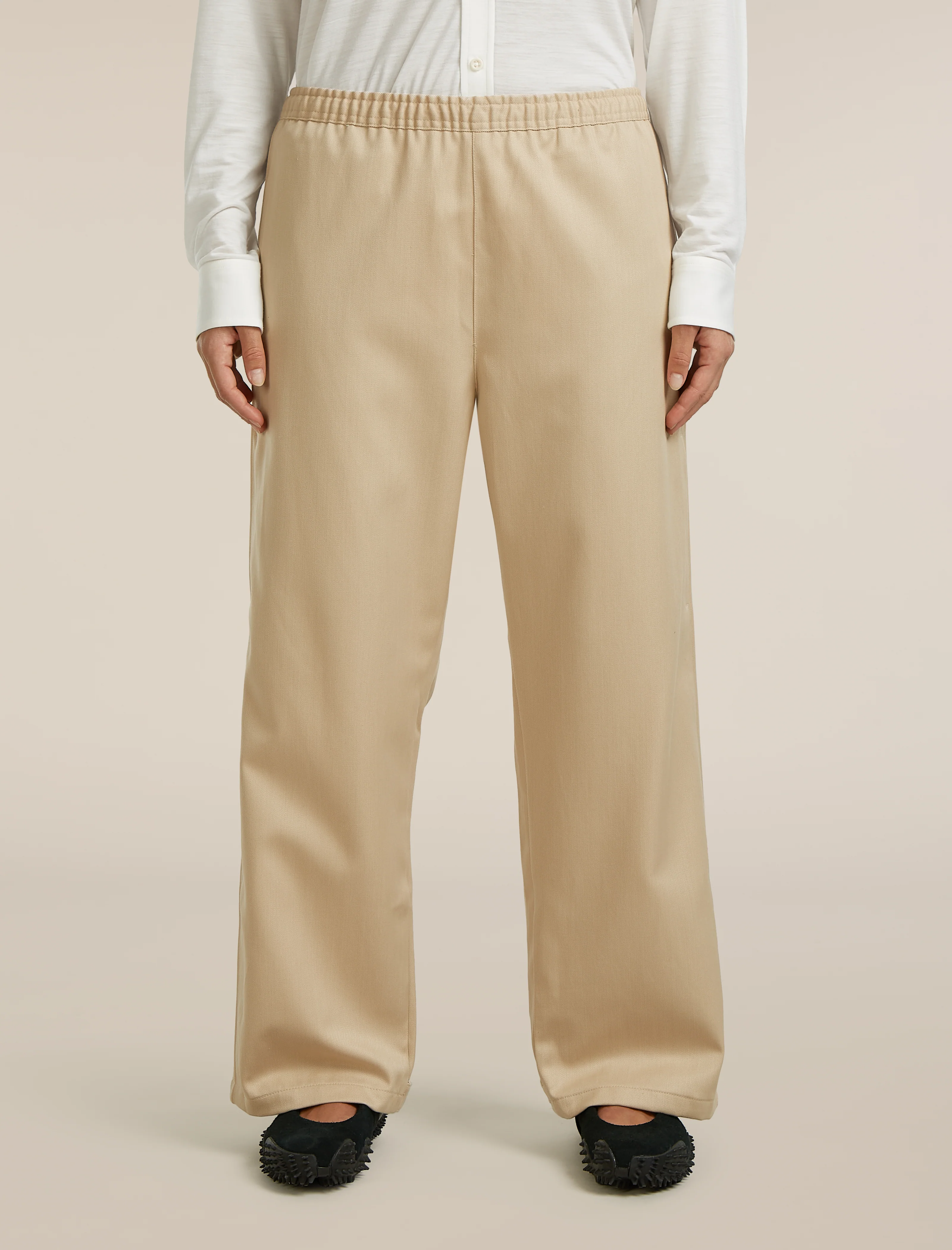 Unisex Merino Cotton Twill Adjustable Pants - Image 4