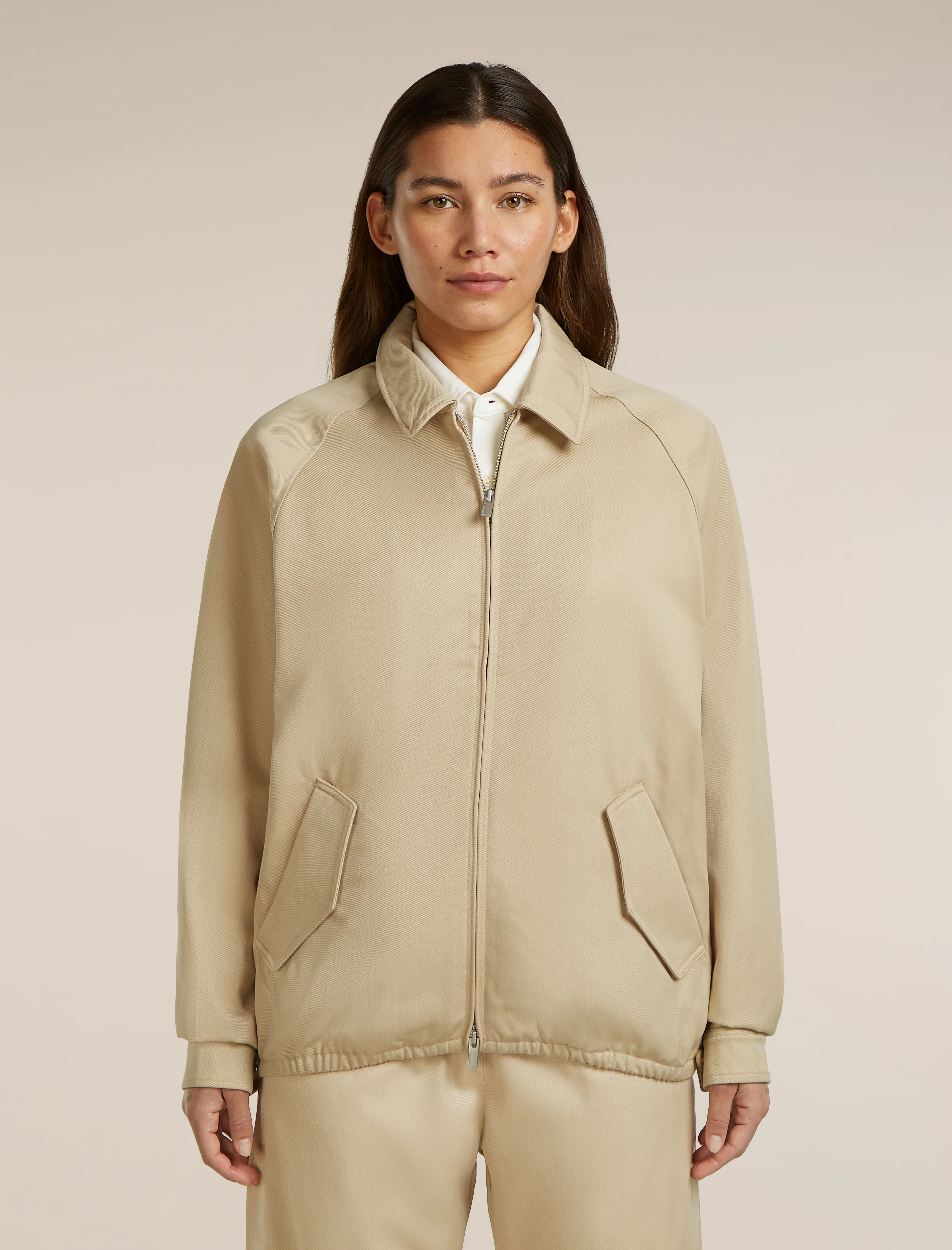 Unisex Merino Cotton Twill Shirt Jacket - Image 4