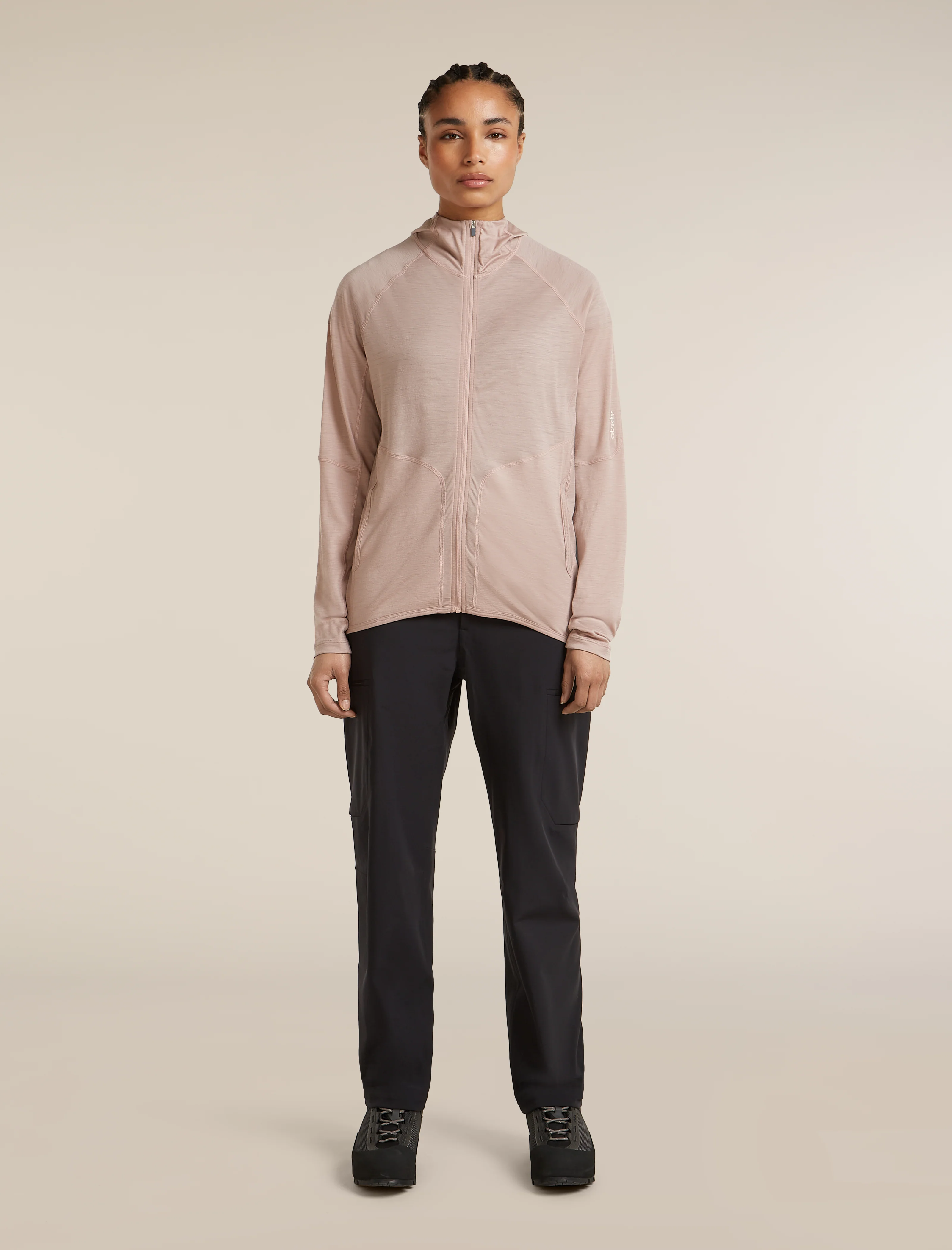 Women’s 150 MerinoFine™ Ace Long Sleeve Zip Hoodie - Image 3