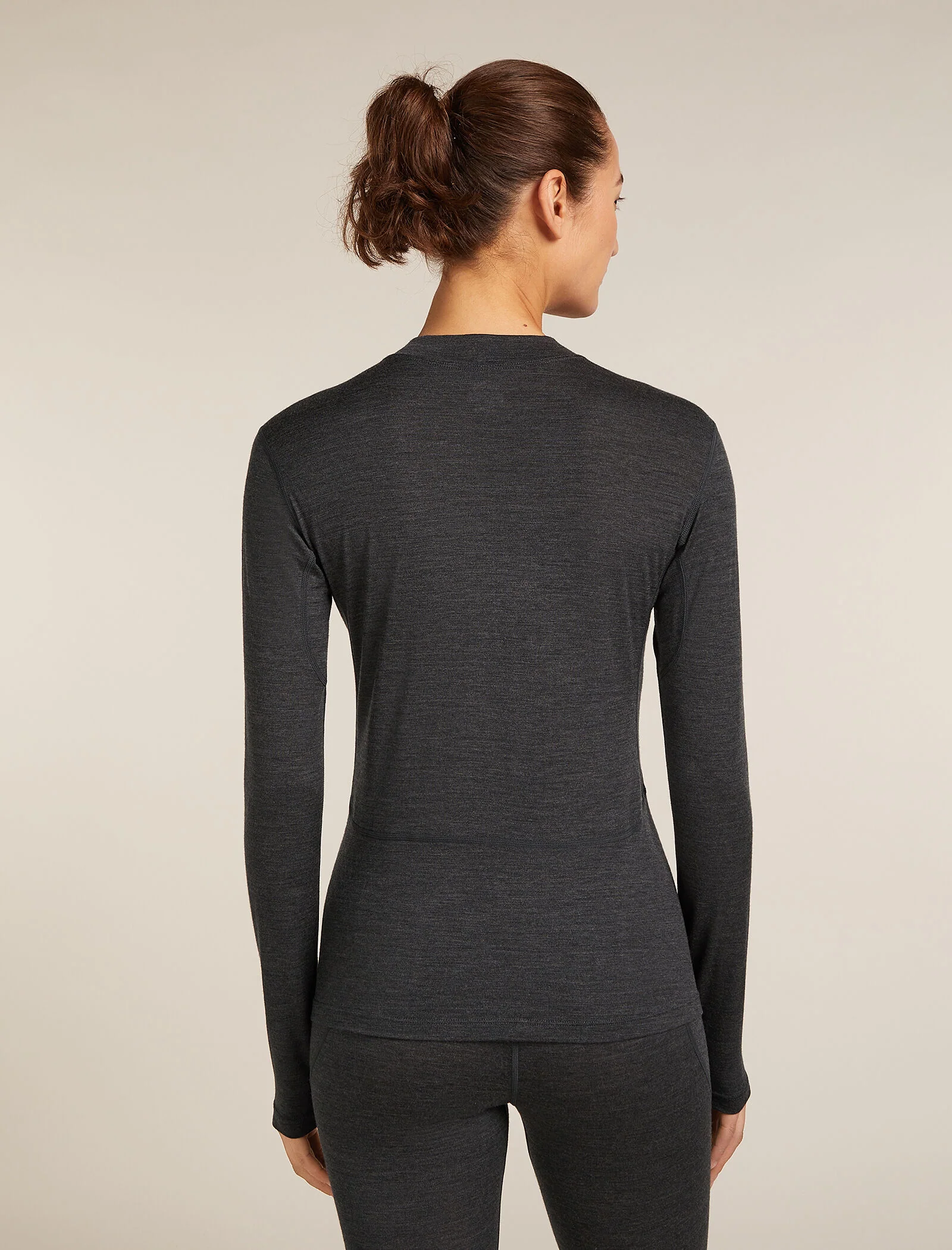 Women’s 200 MerinoFine™ Ace Long Sleeve Mock Neck Thermal Top - Image 2