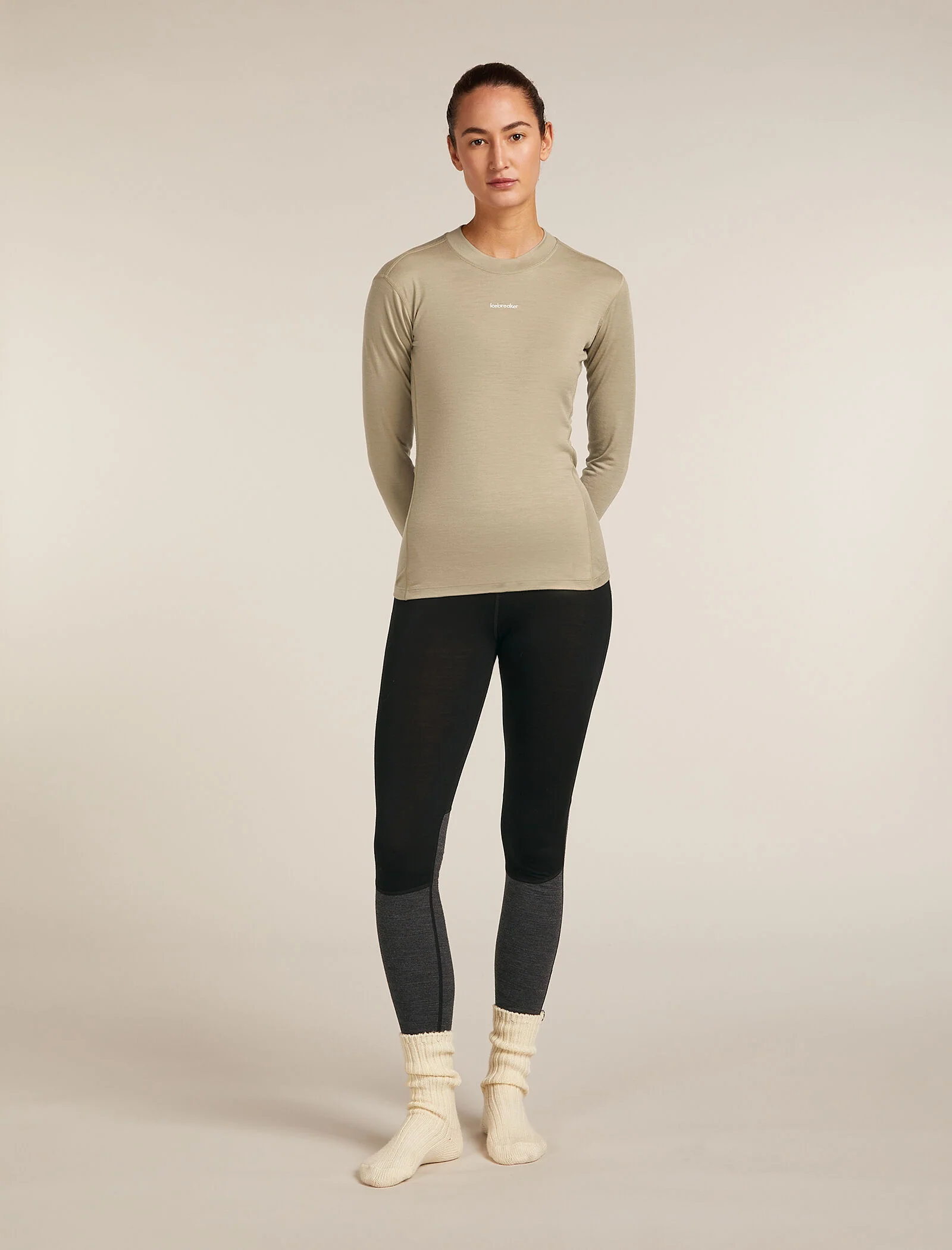 Women’s 200 MerinoFine™ Ace Long Sleeve Mock Neck Thermal Top - Image 6