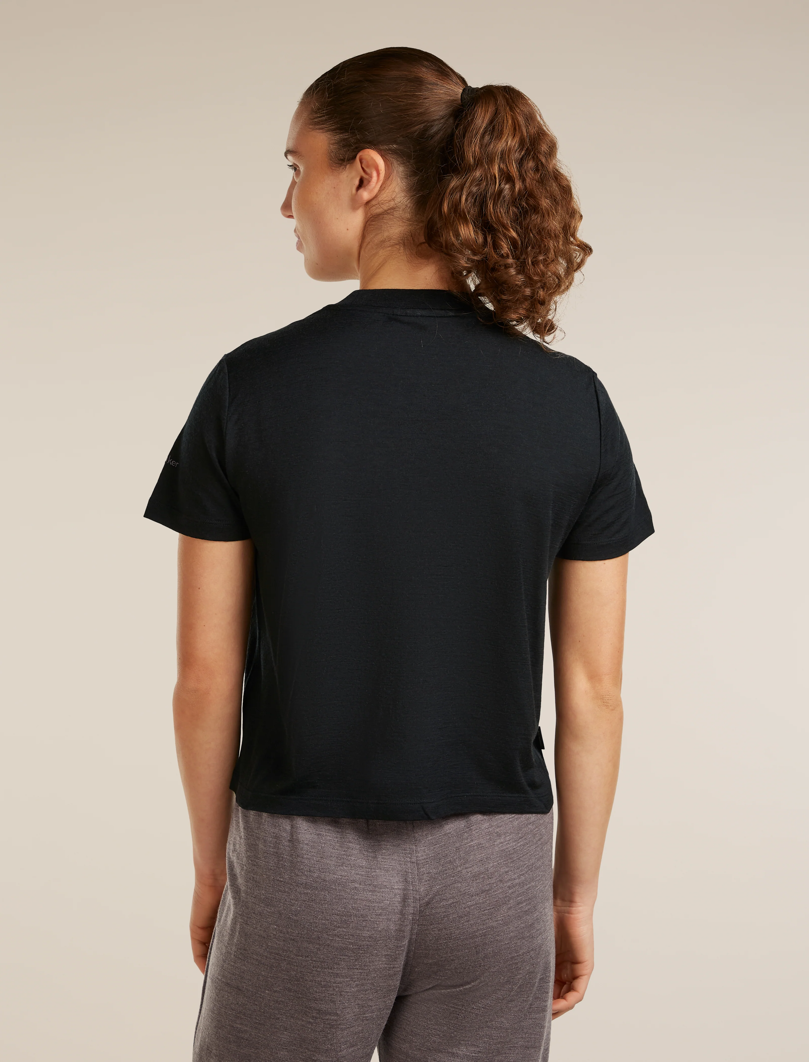 Women’s Merino 150 Tech Lite Short Sleeve Crop T-Shirt NZ Flora - Image 2