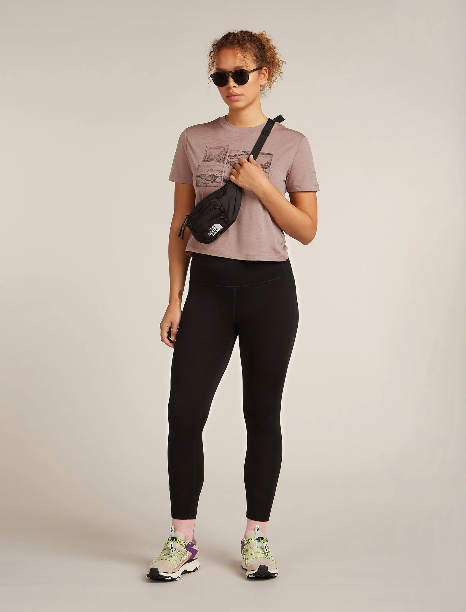 Women’s Merino 150 Tech Lite Short Sleeve Crop T-Shirt The Climb - Image 4
