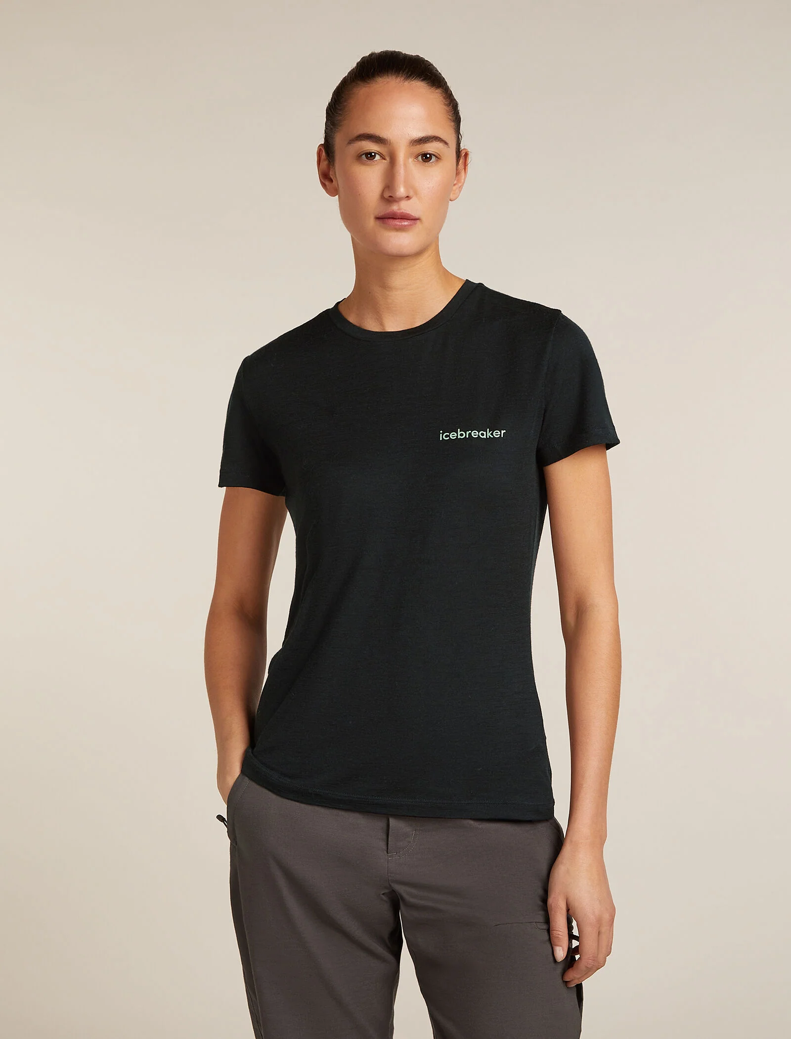 Women’s Merino 150 Tech Lite Short Sleeve T-Shirt IB Wordmark