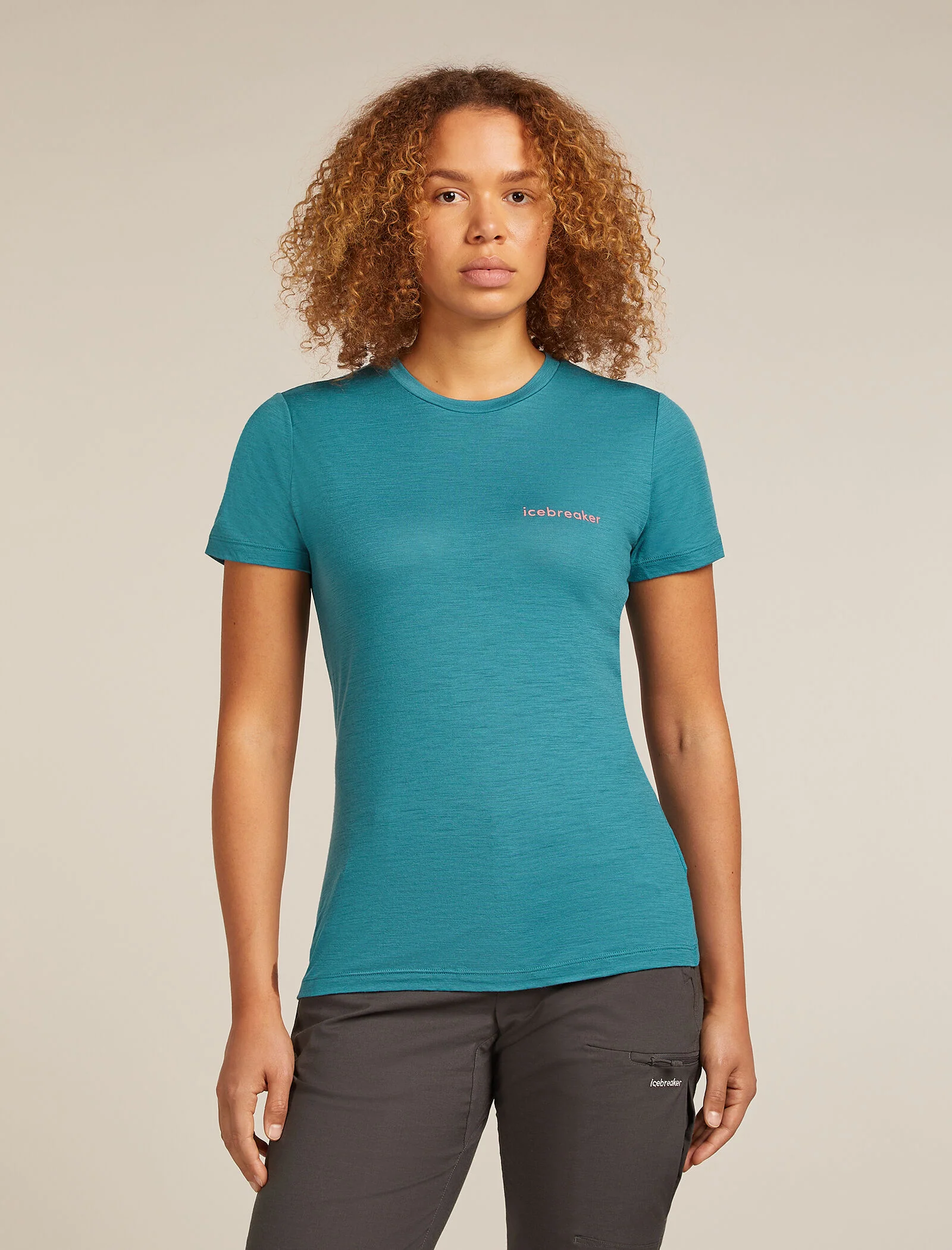 Women’s Merino 150 Tech Lite Short Sleeve T-Shirt IB Wordmark