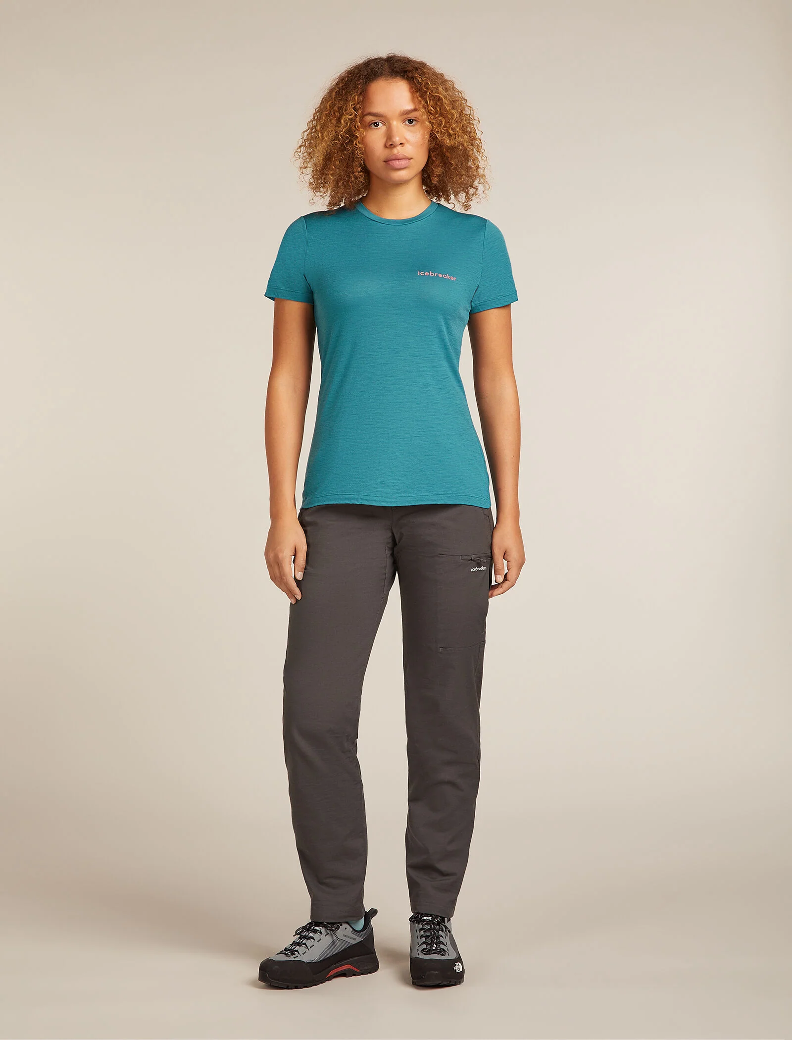 Women’s Merino 150 Tech Lite Short Sleeve T-Shirt IB Wordmark - Image 3