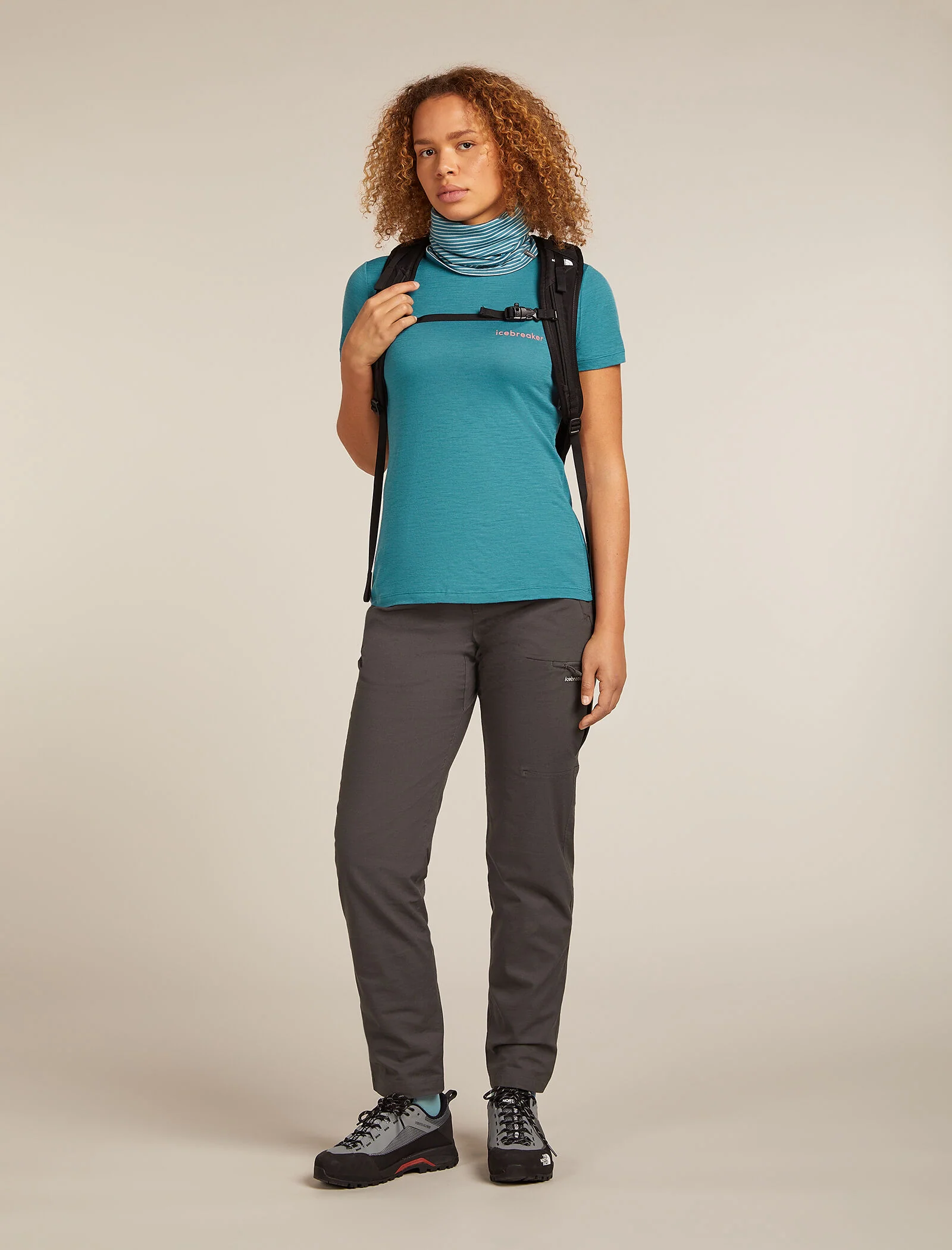Women’s Merino 150 Tech Lite Short Sleeve T-Shirt IB Wordmark - Image 4
