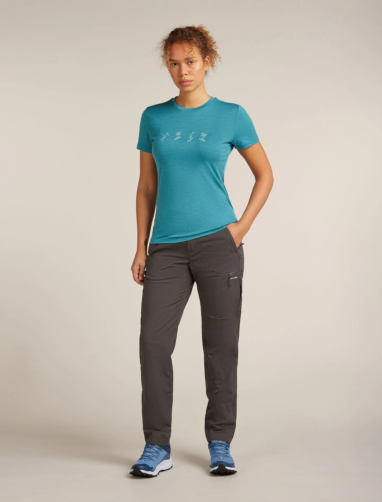 Women’s Merino 150 Tech Lite Short Sleeve T-Shirt Snow Day - Image 3