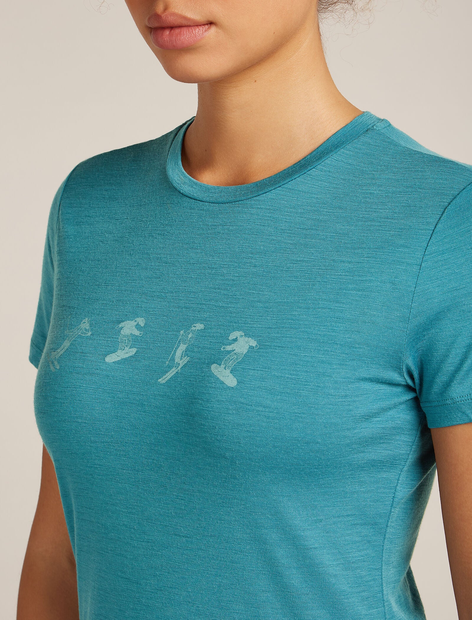 Women’s Merino 150 Tech Lite Short Sleeve T-Shirt Snow Day - Image 6