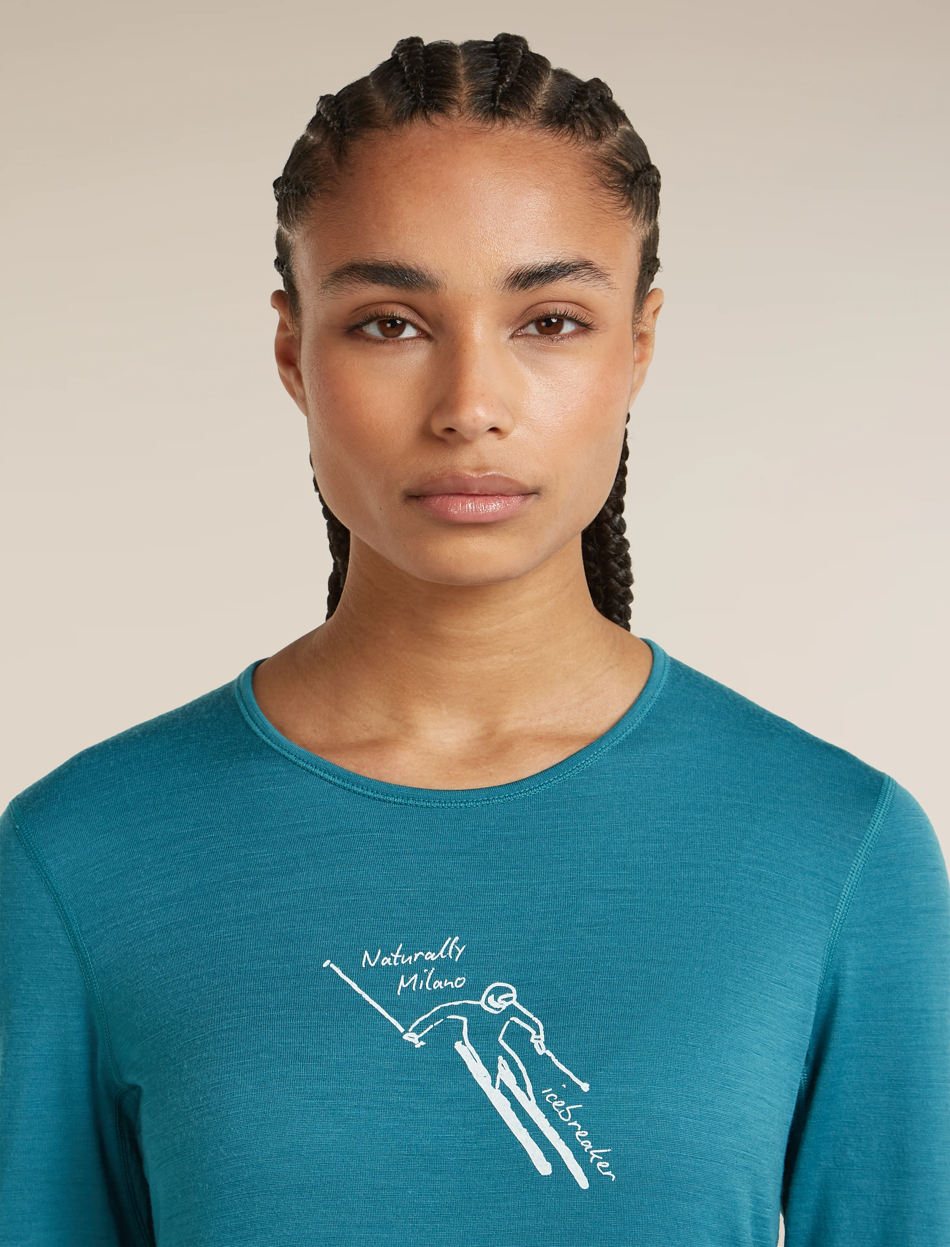 Women’s Merino 200 Oasis Long Sleeve Crew Thermal Top - Image 8