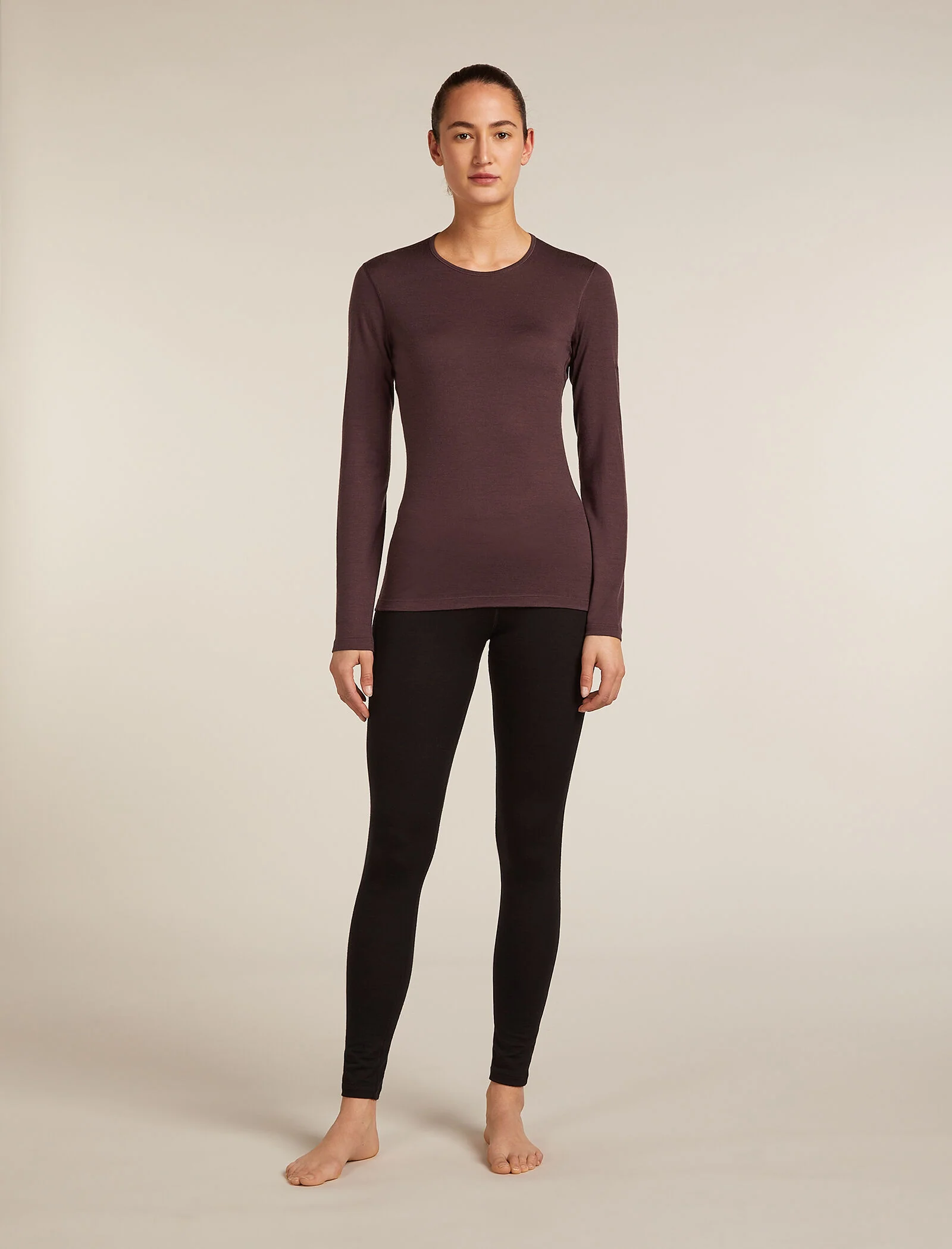 Women’s Merino 200 Oasis Long Sleeve Crewe - Image 3