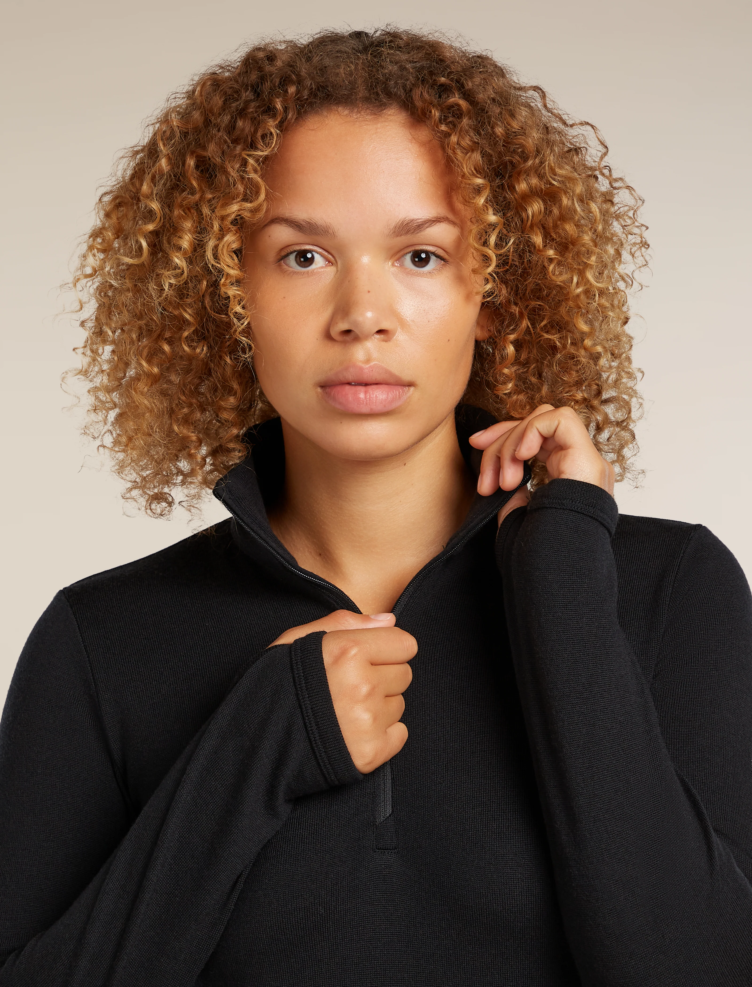 Women’s Merino 300 Original Long Sleeve Half Zip Top - Image 5
