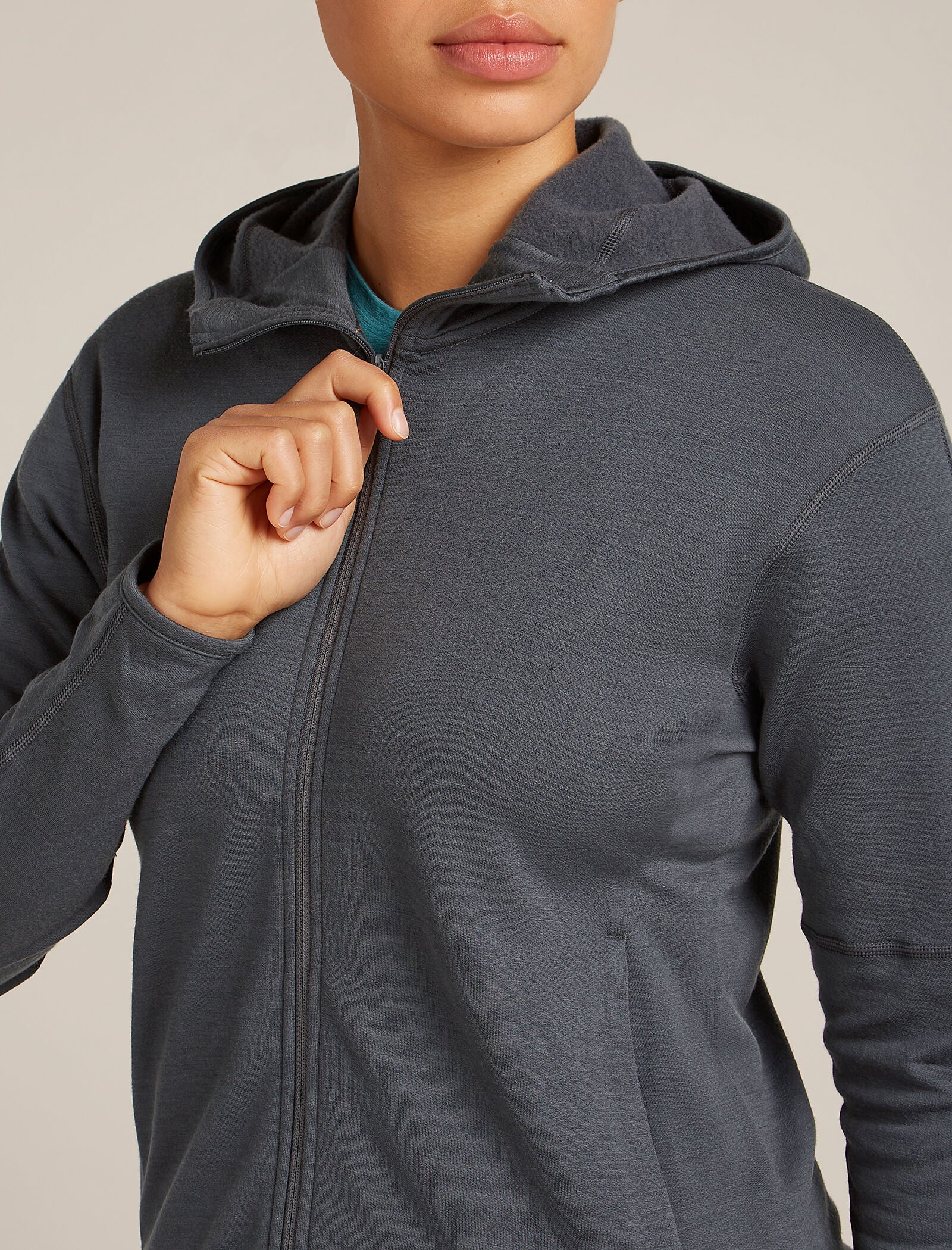 Women’s Merino 360 Realfleece™ Elemental Long Sleeve Zip Hoodie - Image 6
