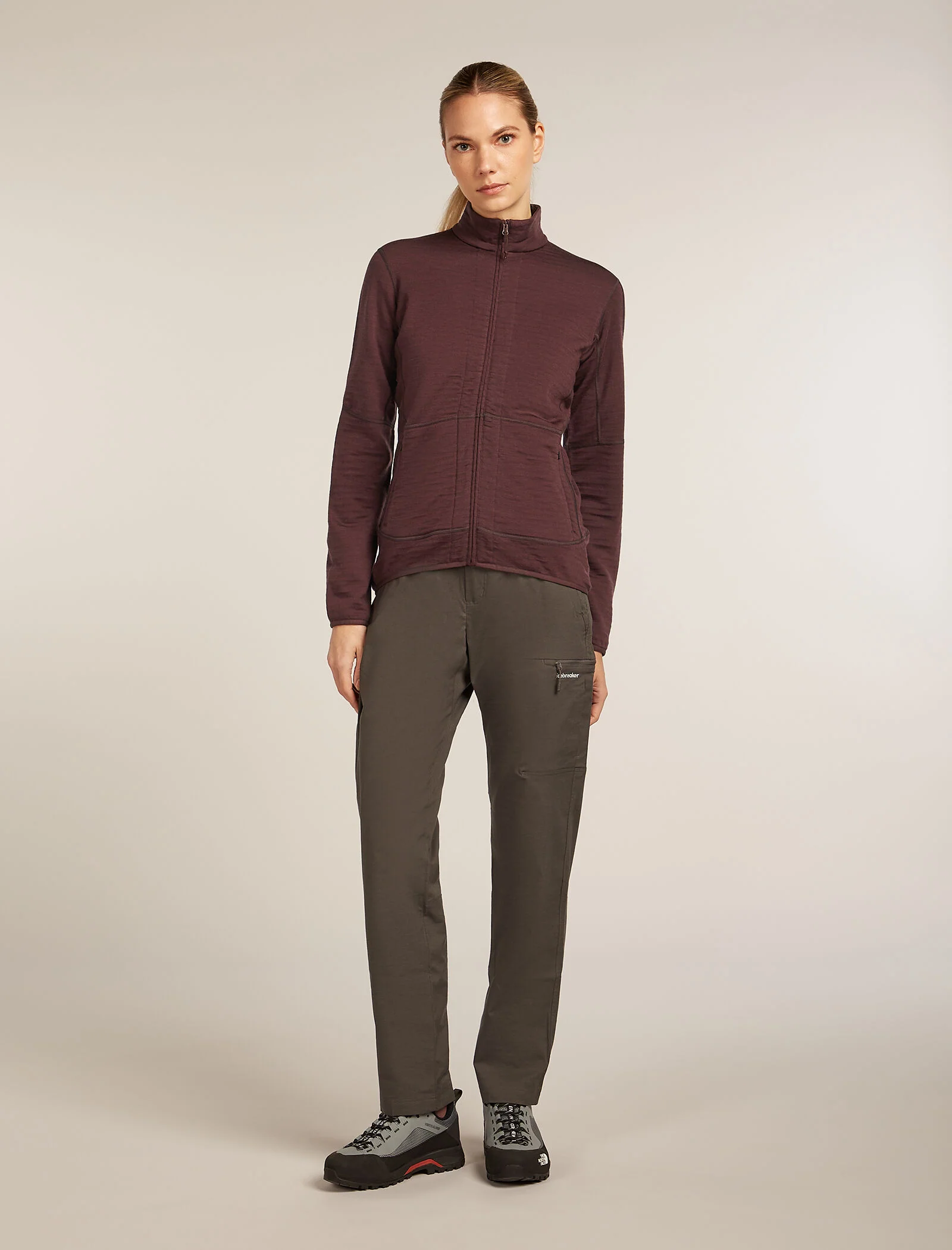 Women’s Merino 400 RealFleece™ Descender Long Sleeve Zip Jacket - Image 3