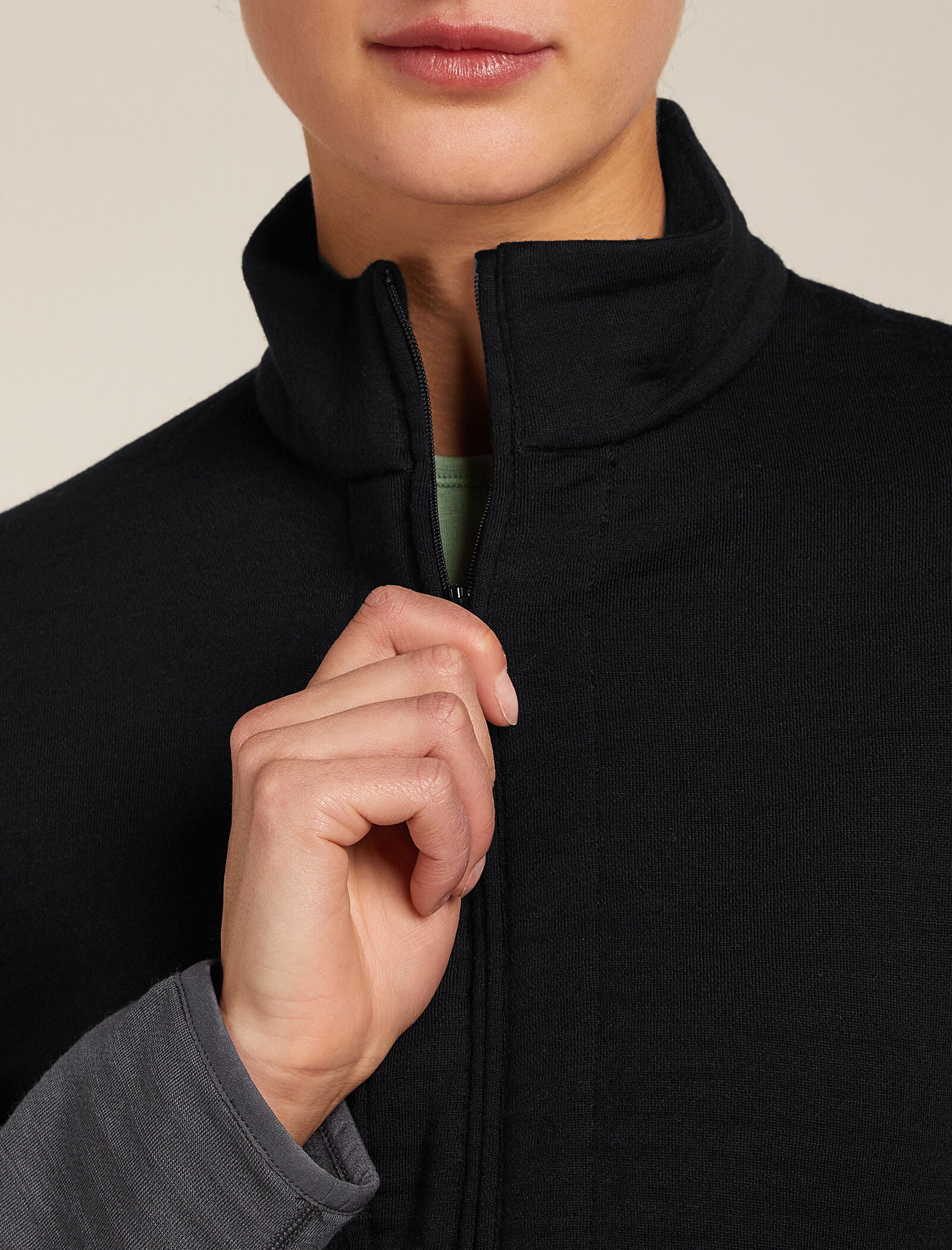 Women’s Merino 400 RealFleece™ Descender Long Sleeve Zip Jacket - Image 7