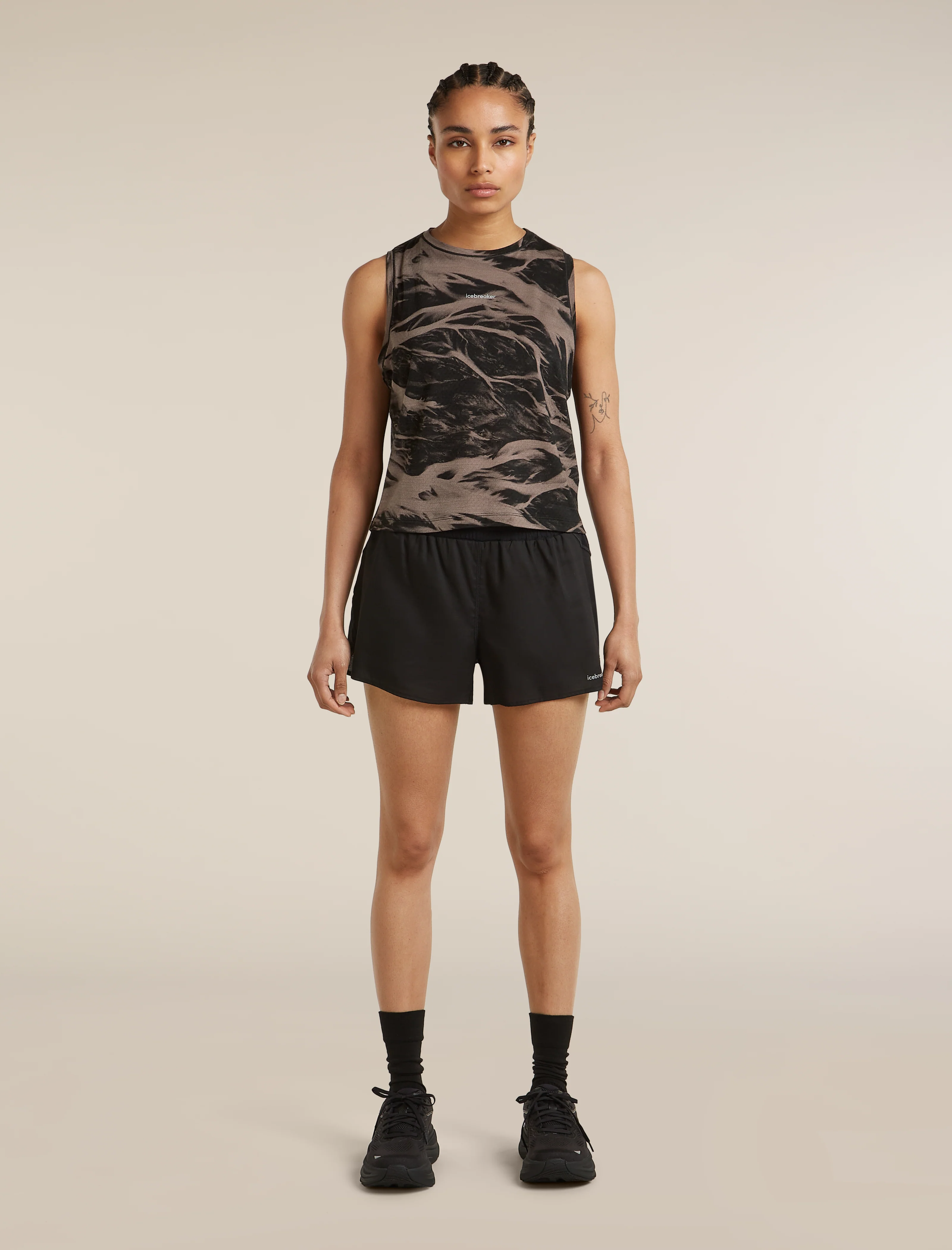 Women’s Merino Blend 125 Cool-Lite™ Speed Tank Motion AOP - Image 3