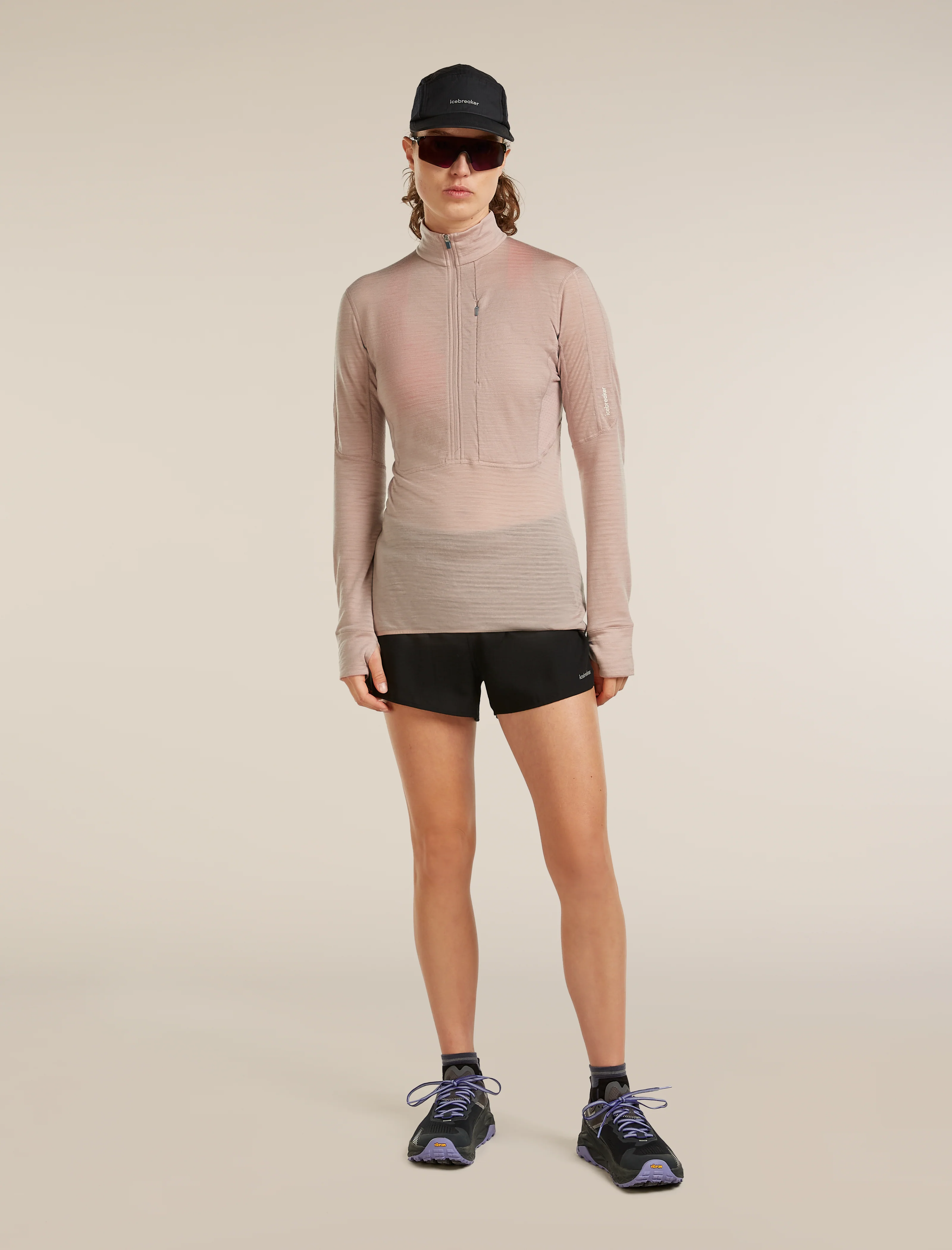 Women’s Merino Blend 200 RealFleece™ Descender Long Sleeve Half Zip - Image 4