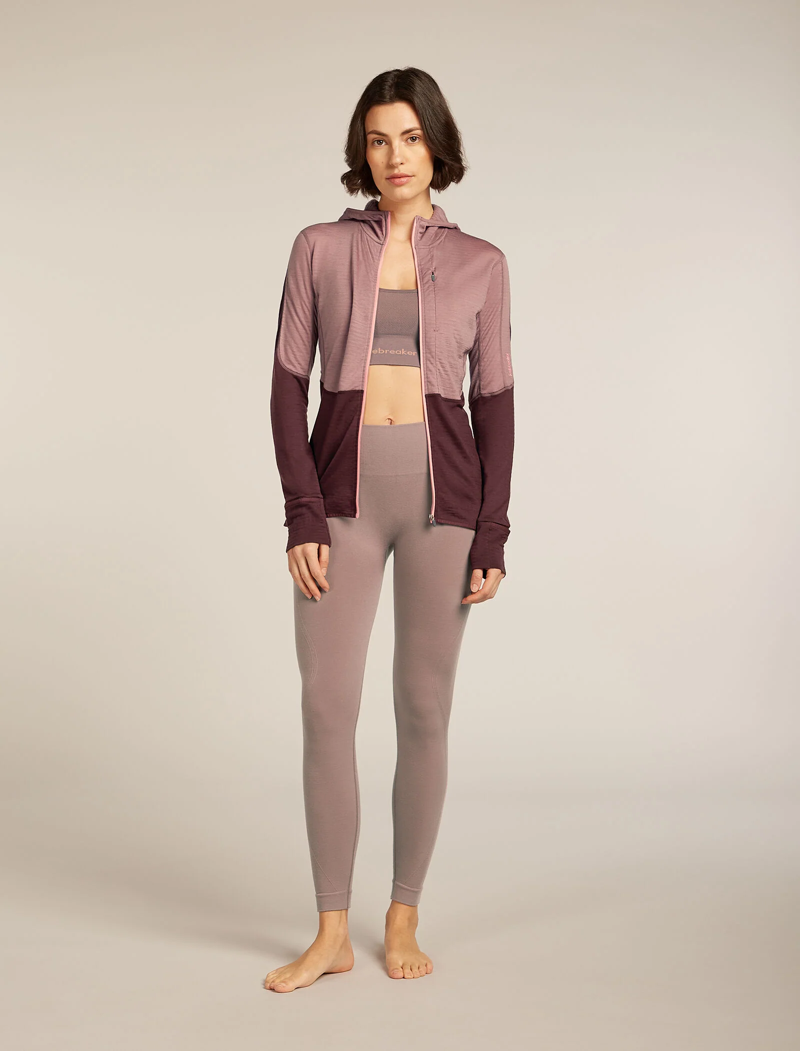 Women’s Merino Blend 200 Realfleece™ Descender Long Sleeve Zip Hoodie - Image 3