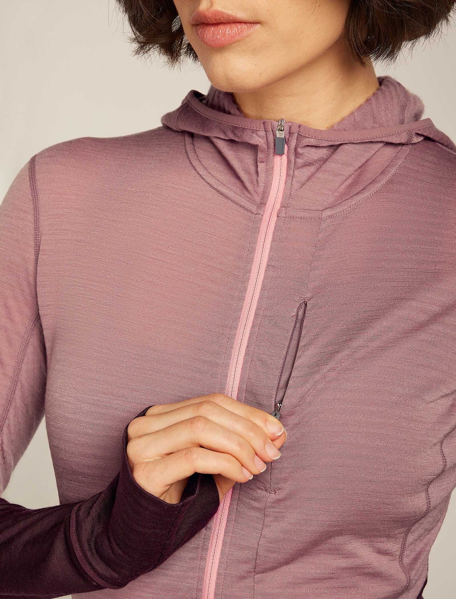 Women’s Merino Blend 200 Realfleece™ Descender Long Sleeve Zip Hoodie - Image 9