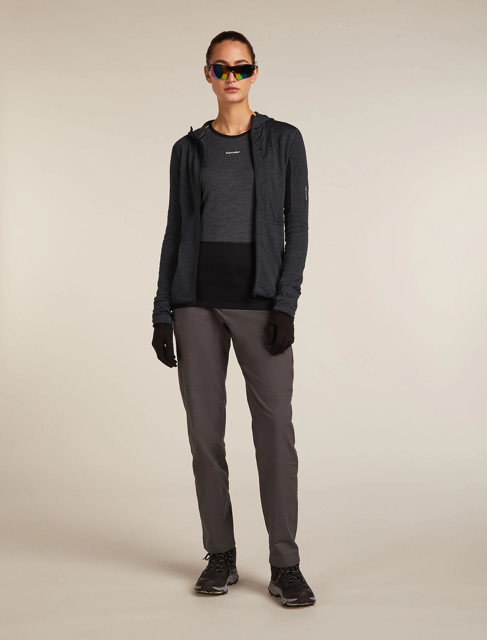 Women’s Merino Blend 200 Realfleece™ Descender Long Sleeve Zip Hoodie - Image 4