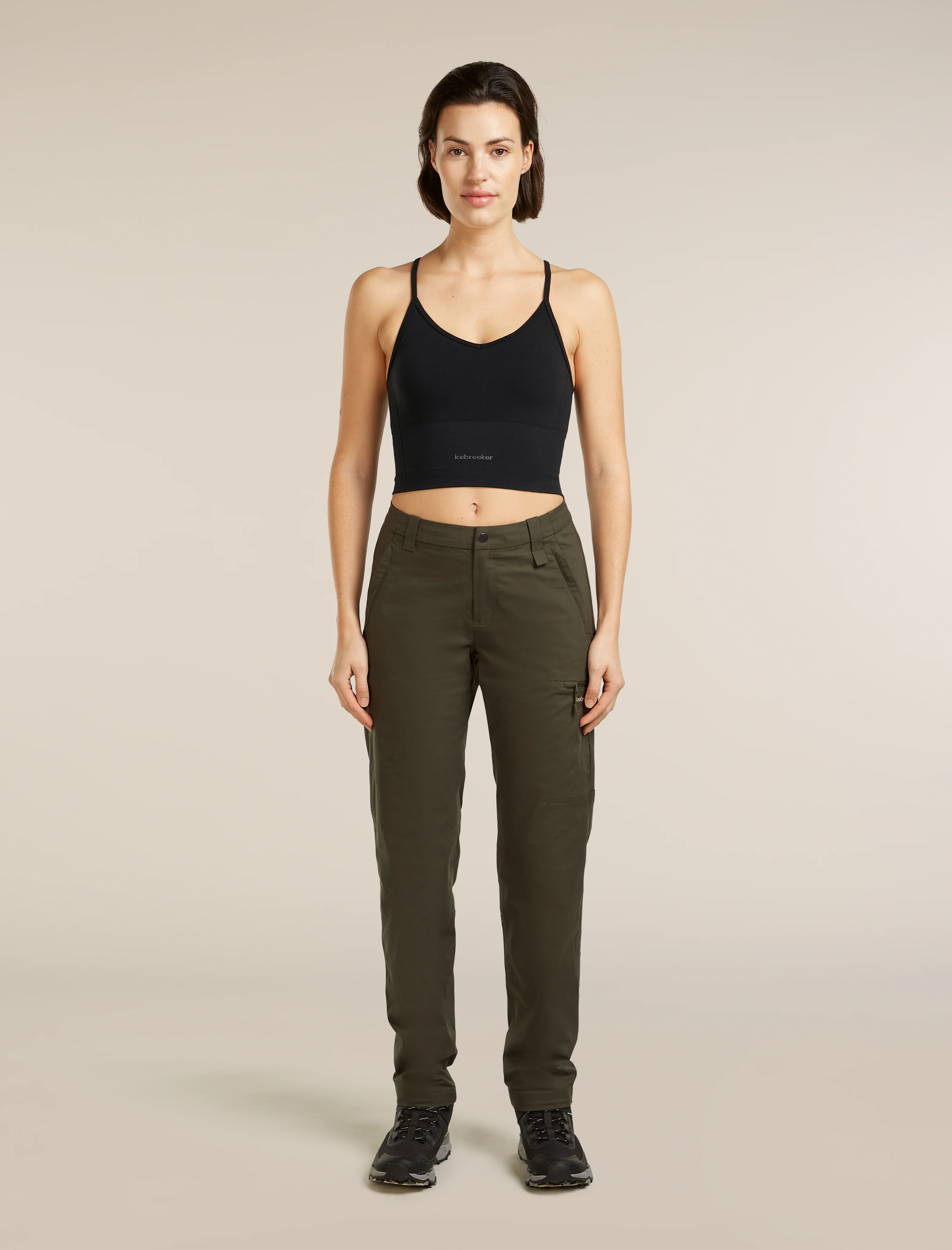 Women’s Merino Blend 260 Seamless Rib Strappy Tank - Image 3
