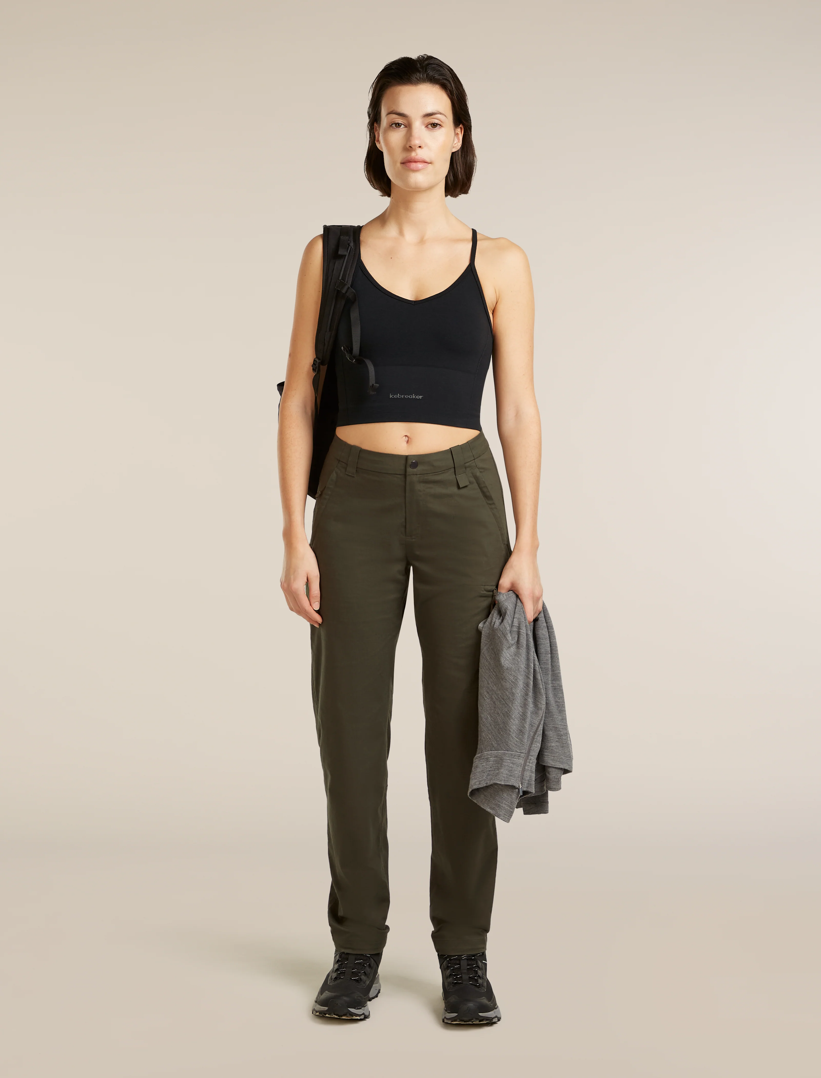 Women’s Merino Blend 260 Seamless Rib Strappy Tank - Image 4