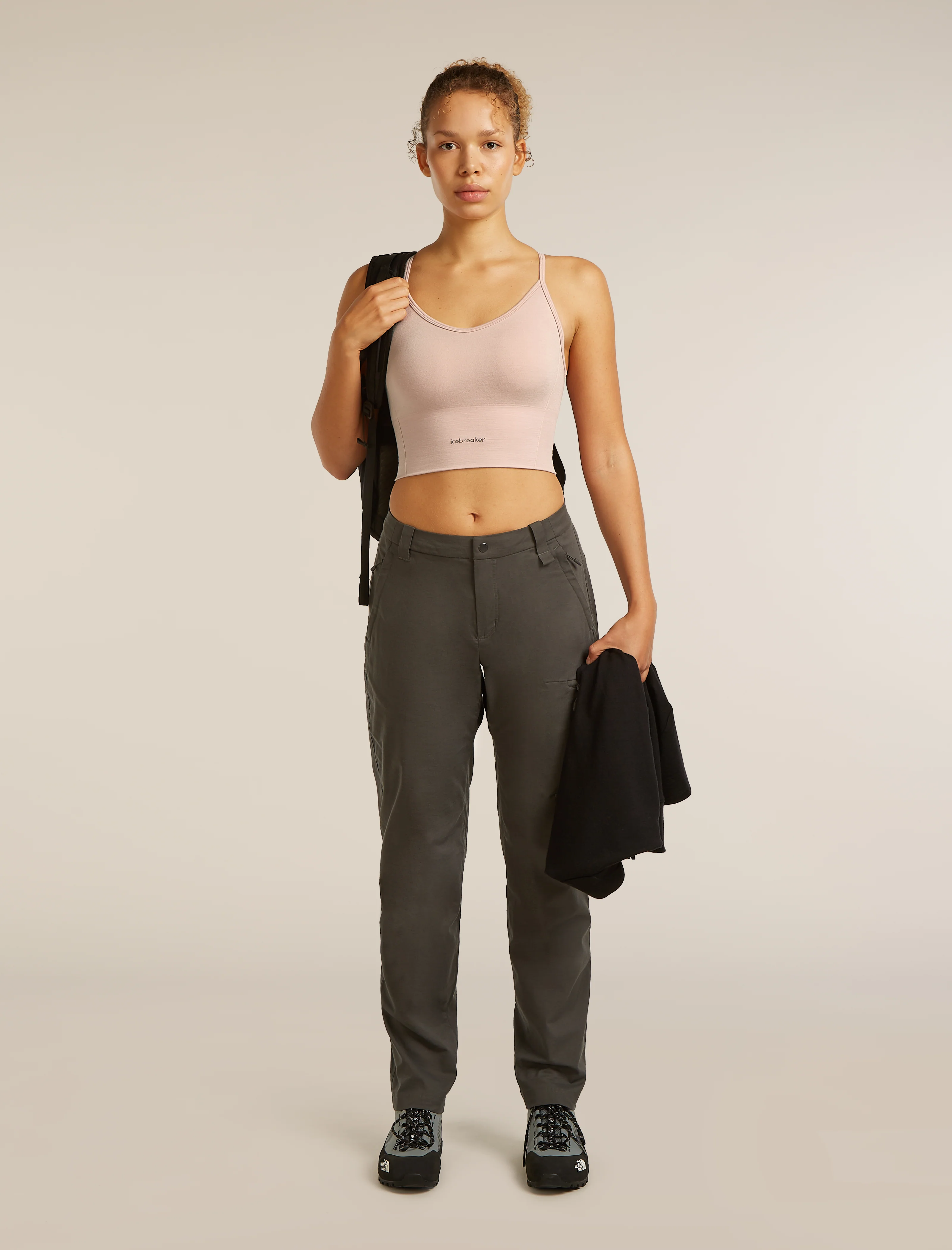 Women’s Merino Blend 260 Seamless Rib Strappy Tank - Image 4