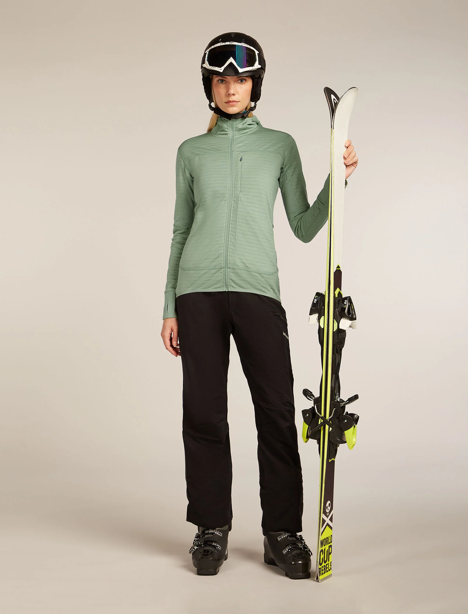Women’s Merino Blend 300 RealFleece™ Descender Long Sleeve Zip Hoodie - Image 4