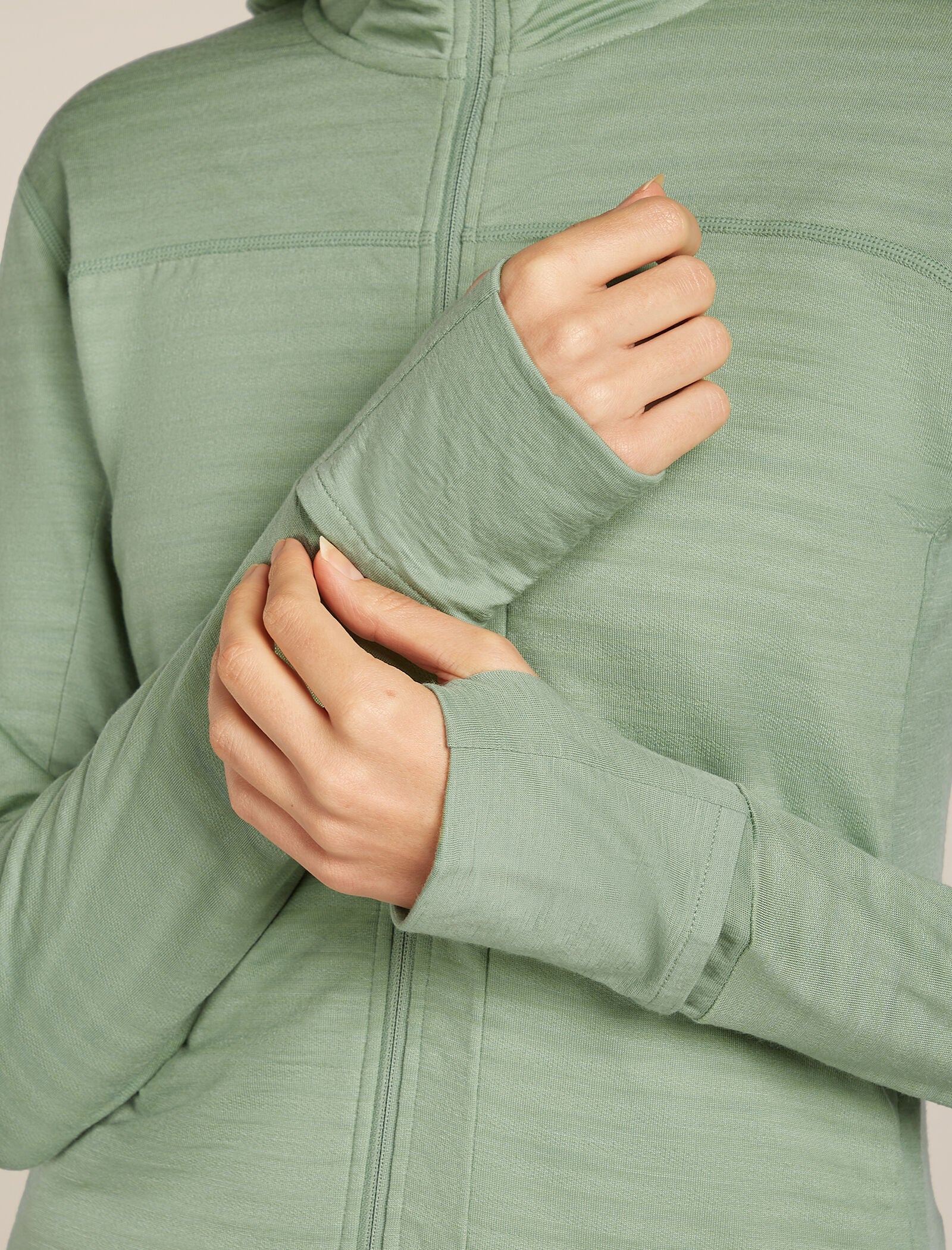 Women’s Merino Blend 300 RealFleece™ Descender Long Sleeve Zip Hoodie - Image 6
