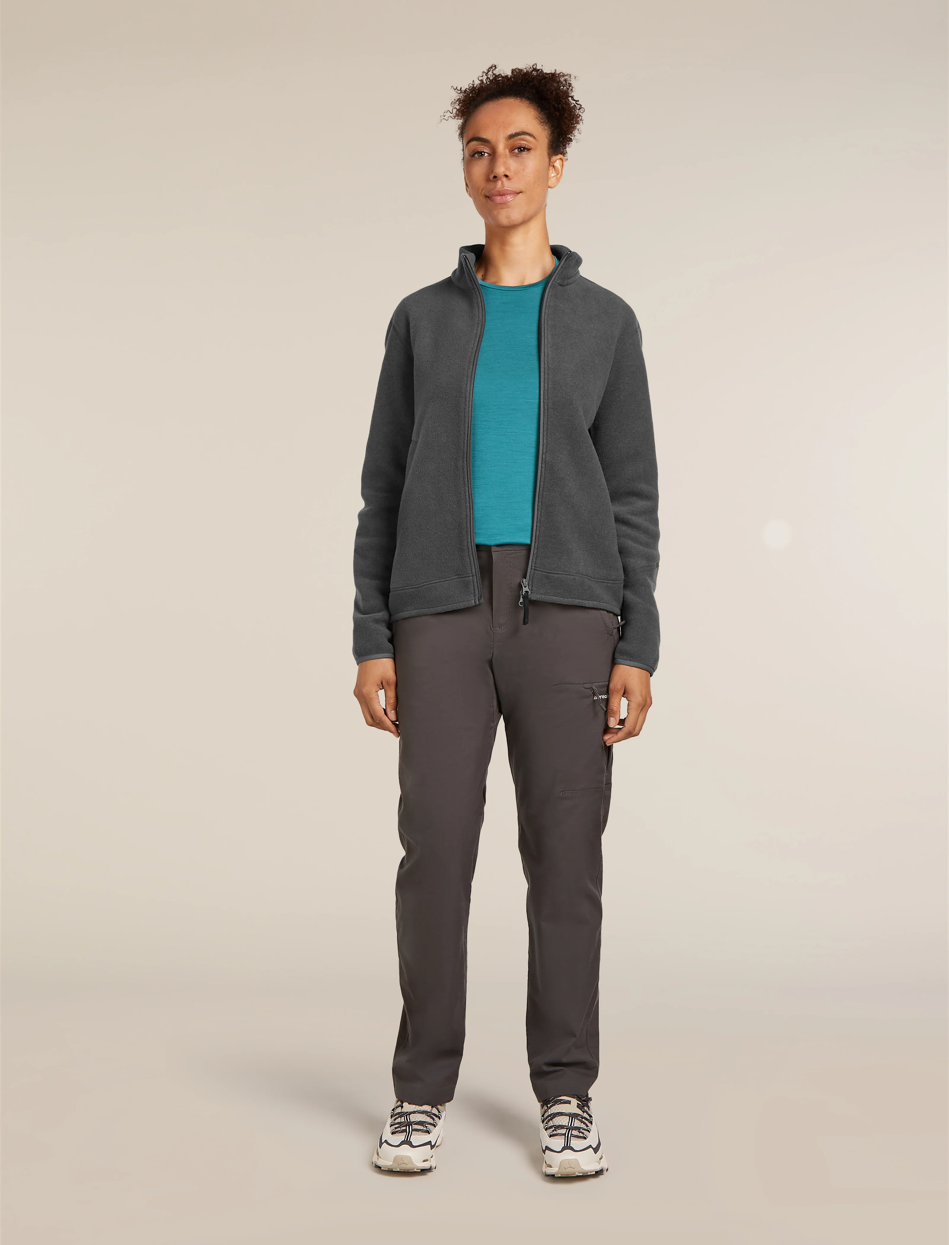 Women’s Merino Blend 800 RealFleece™ Classic Pile Long Sleeve Zip Jacket - Image 3