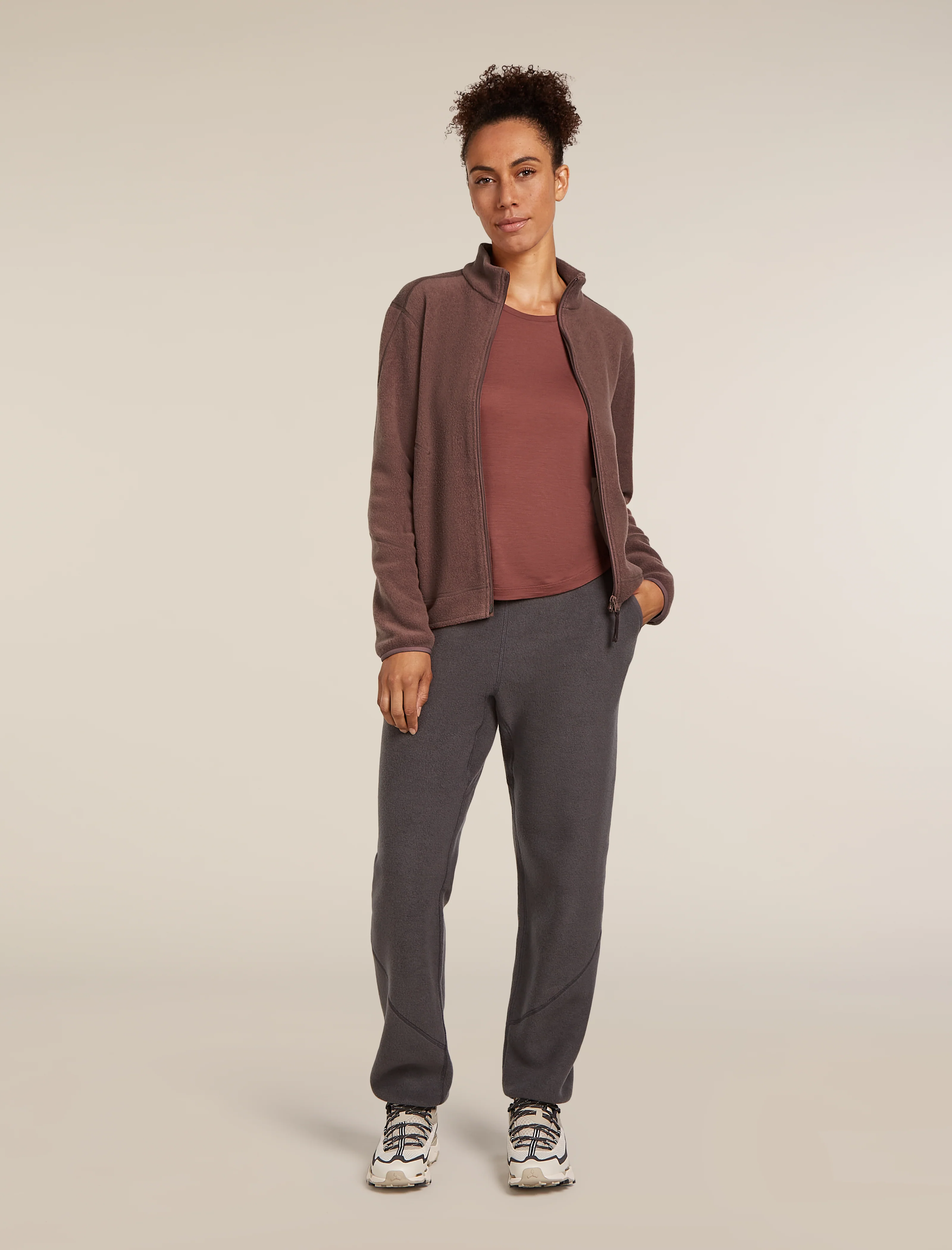 Women’s Merino Blend 800 RealFleece™ Classic Pile Long Sleeve Zip Jacket - Image 3