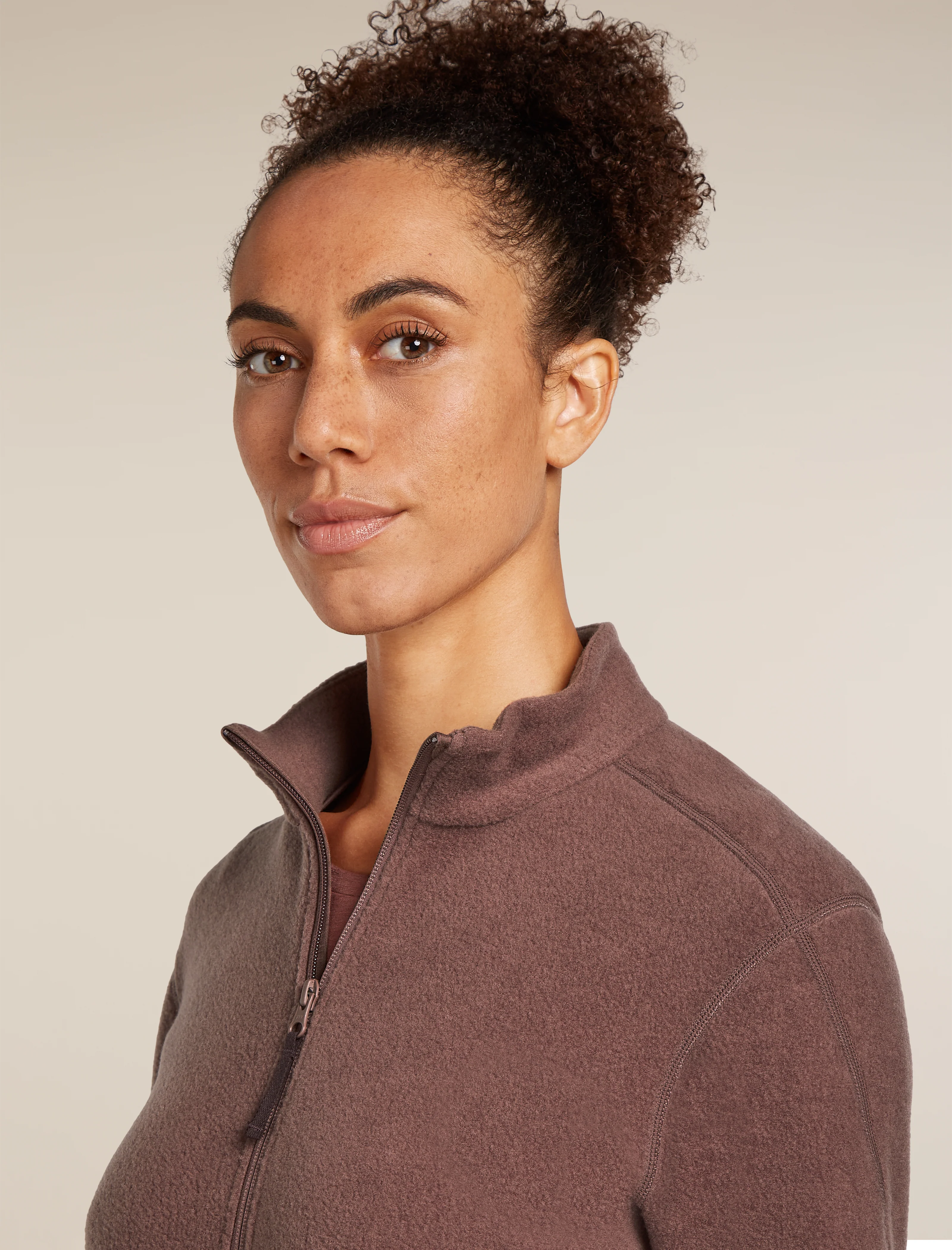Women’s Merino Blend 800 RealFleece™ Classic Pile Long Sleeve Zip Jacket - Image 4