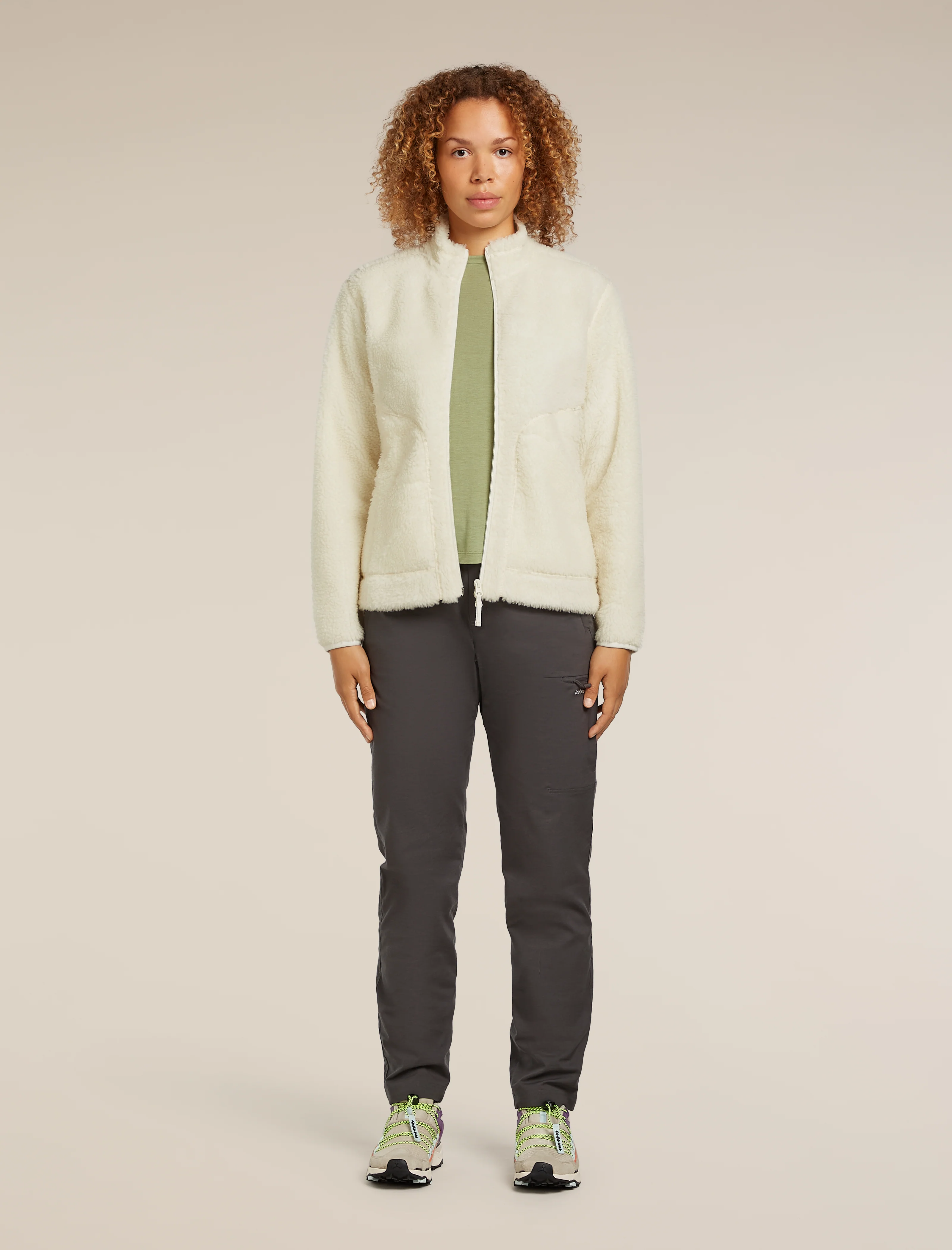 Women’s Merino Blend 960 RealFleece™ High Pile Long Sleeve Zip Jacket - Image 3