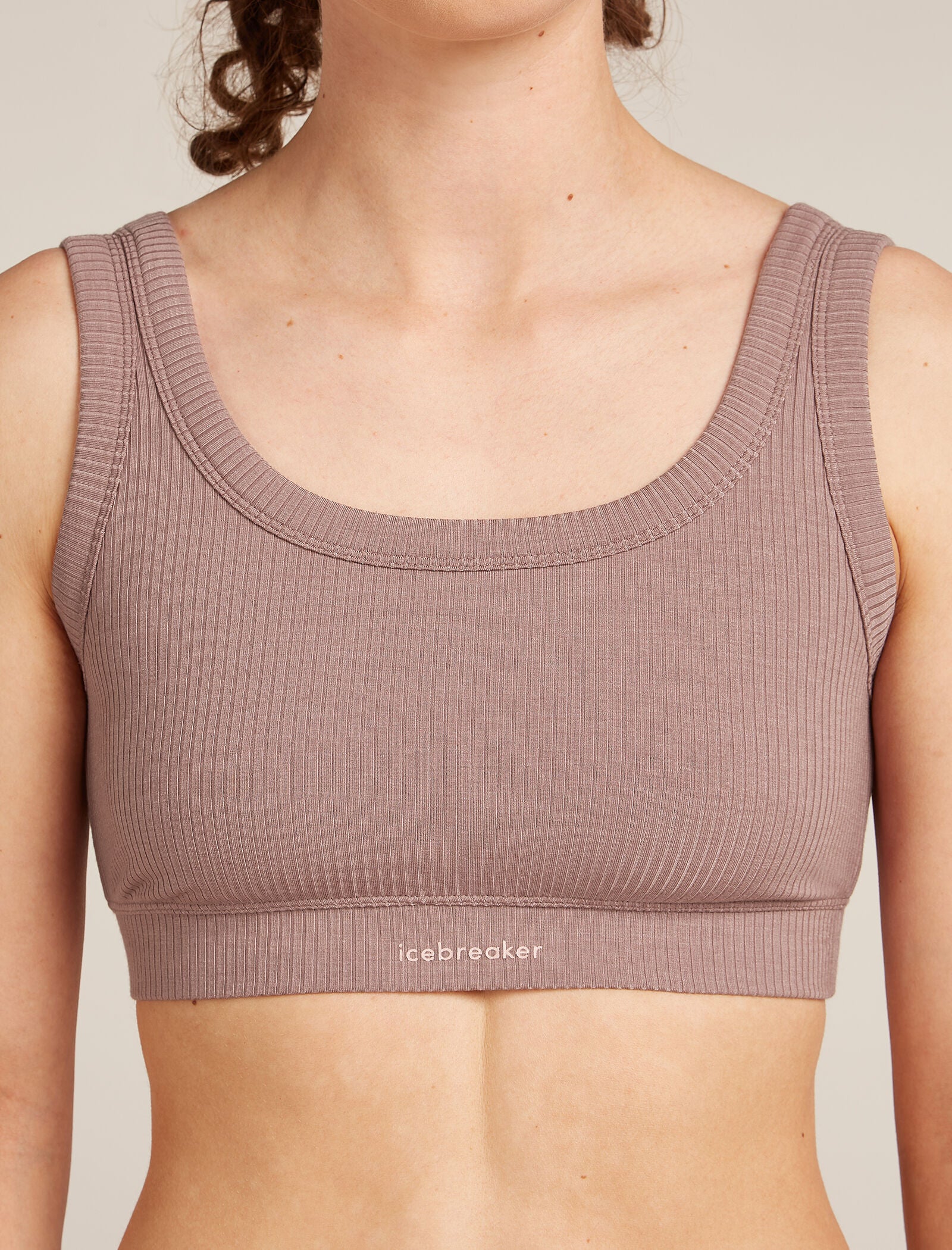 Women’s Merino Blend Rib Lotus Bra - Image 7