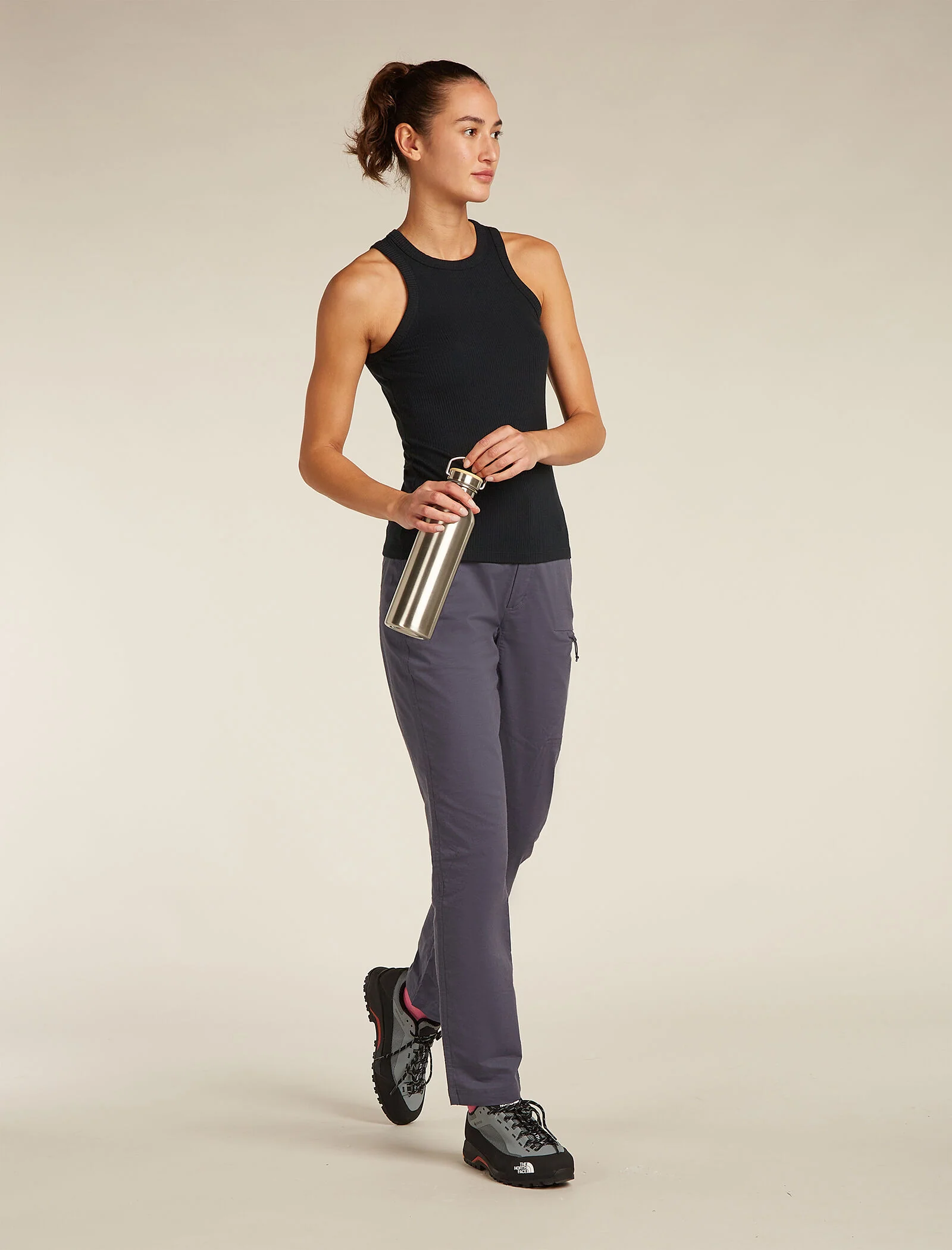 Women’s Merino Blend Rib Lotus Tank - Image 4